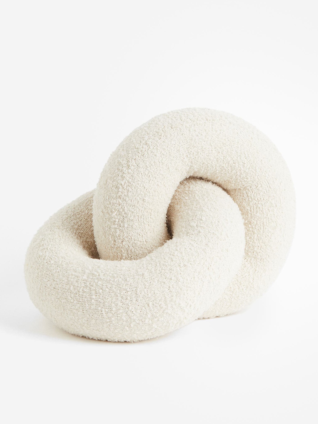 

H&M Beige Knitted Boucl Cushion