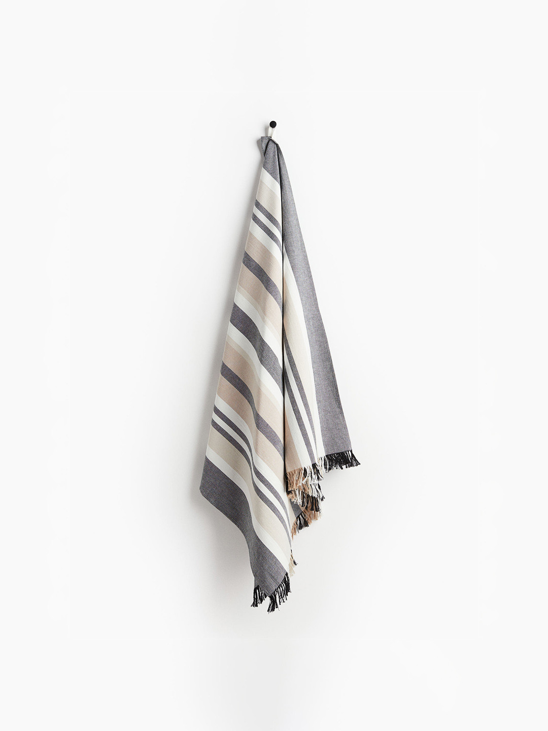 

H&M Beige & Grey Hammam Beach Towel