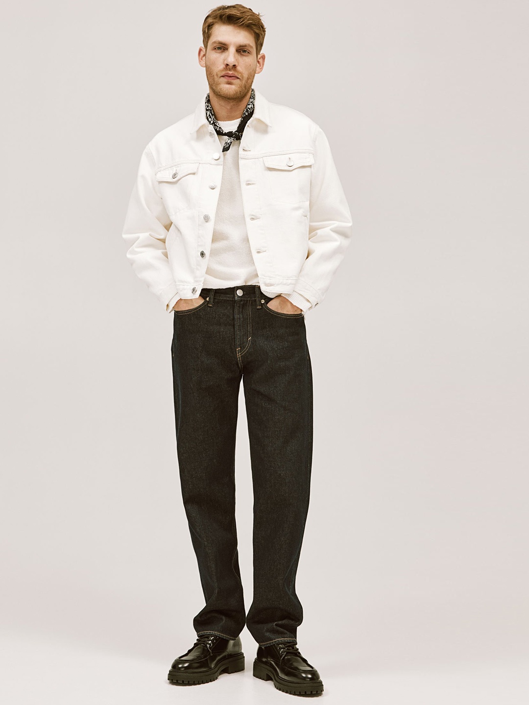 

H&M Denim Jacket, White