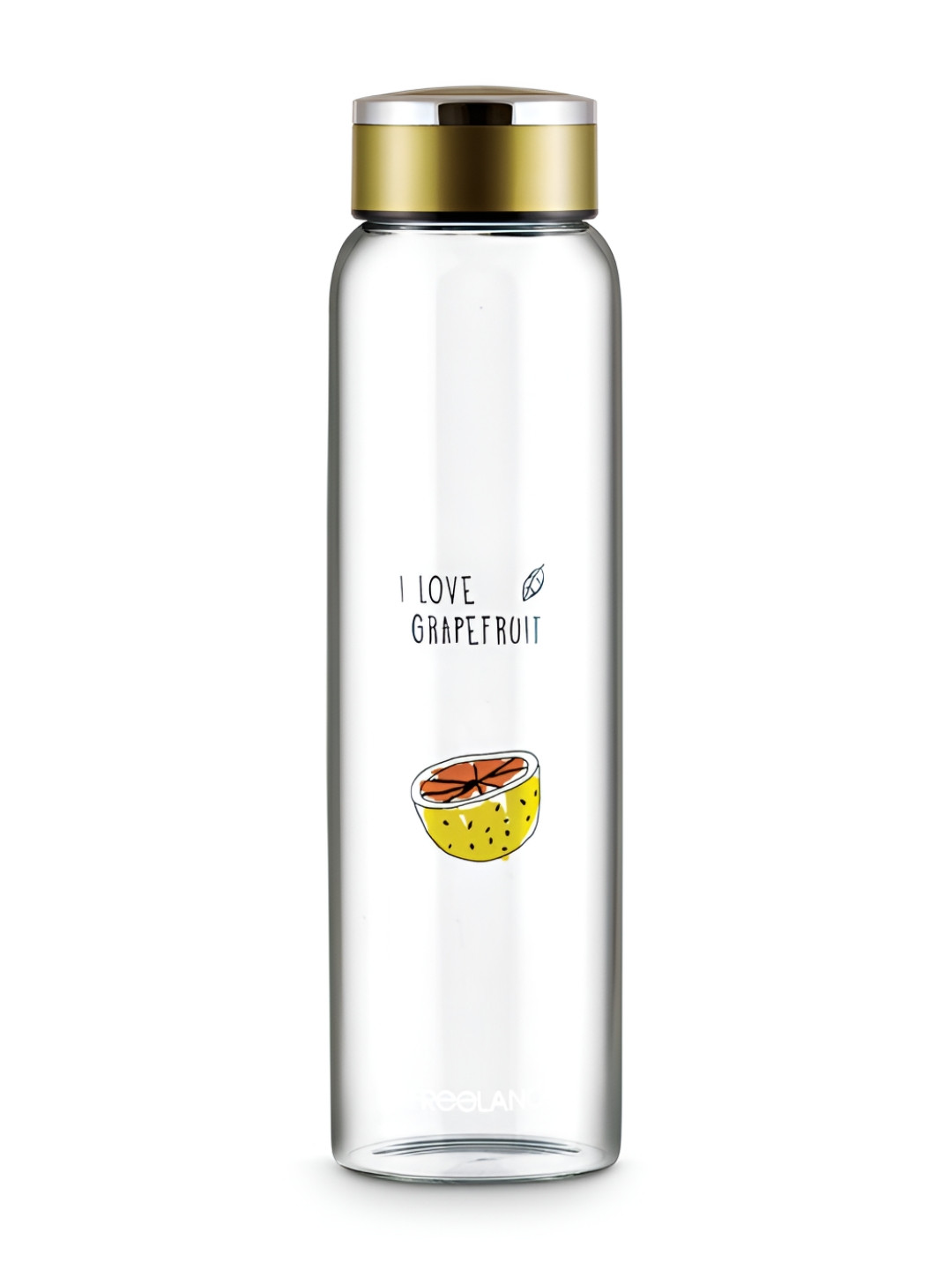 

Freelance Transparent Single Glass Printed Water Bottle 1 L