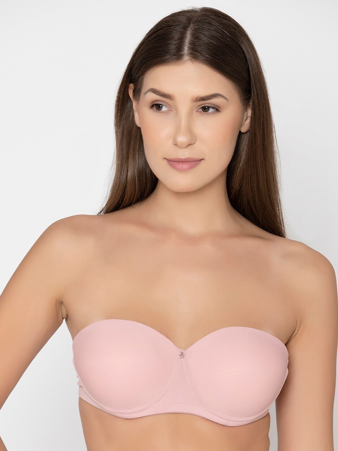 

B'ZAR Medium Coverage Underwired Lightly Padded Balconette Bra With Anti Bacterial, Rose