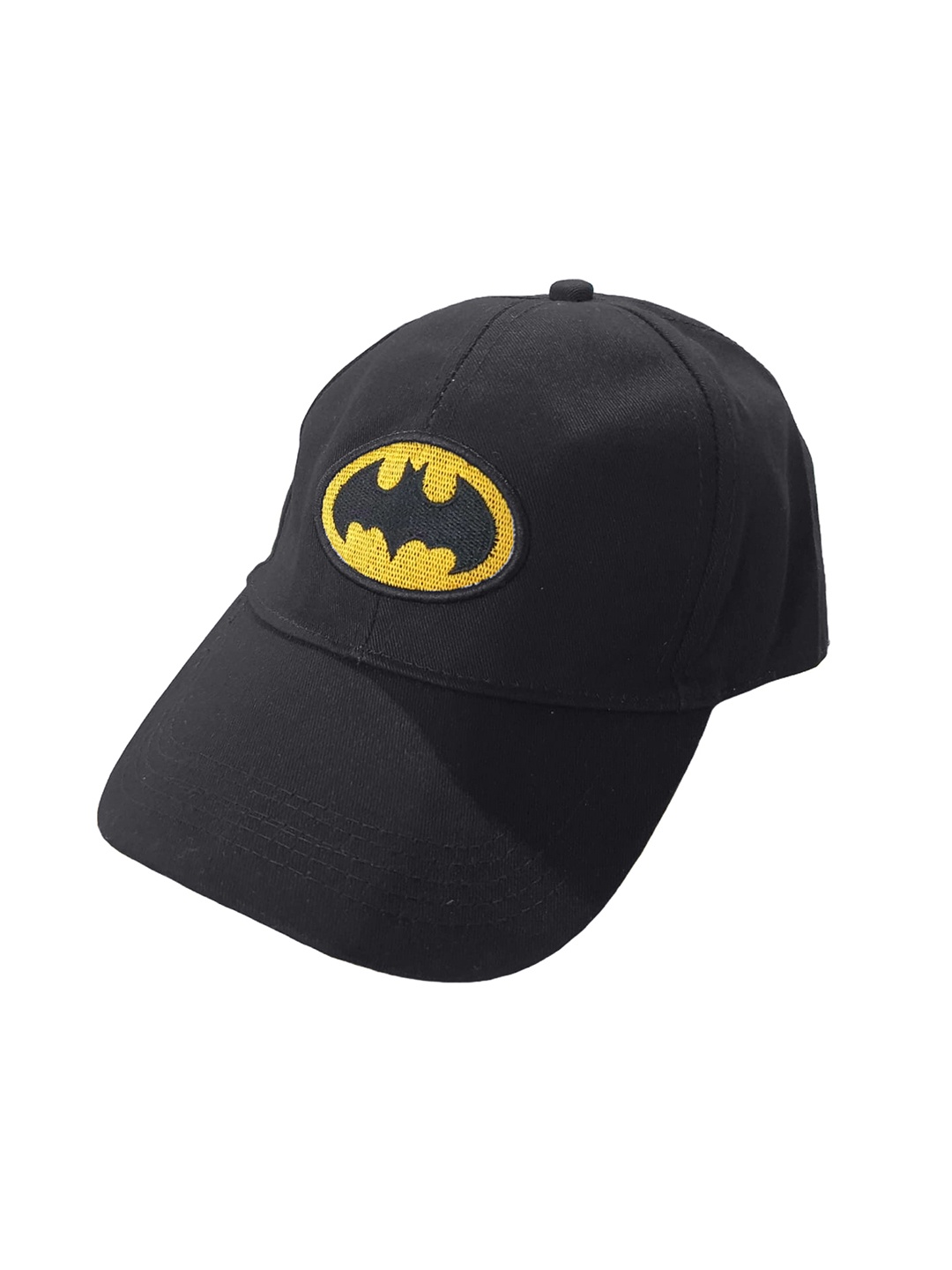 

TEEMOODS Men Batman Printed Cotton Baseball Cap, Black