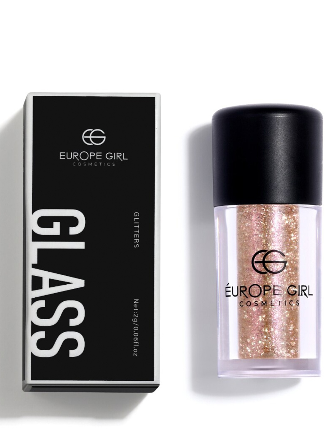 

EUROPE GIRL Glass Single Diamond Pigment Glitter Eyeshadow 2g - Enchant G11, Gold