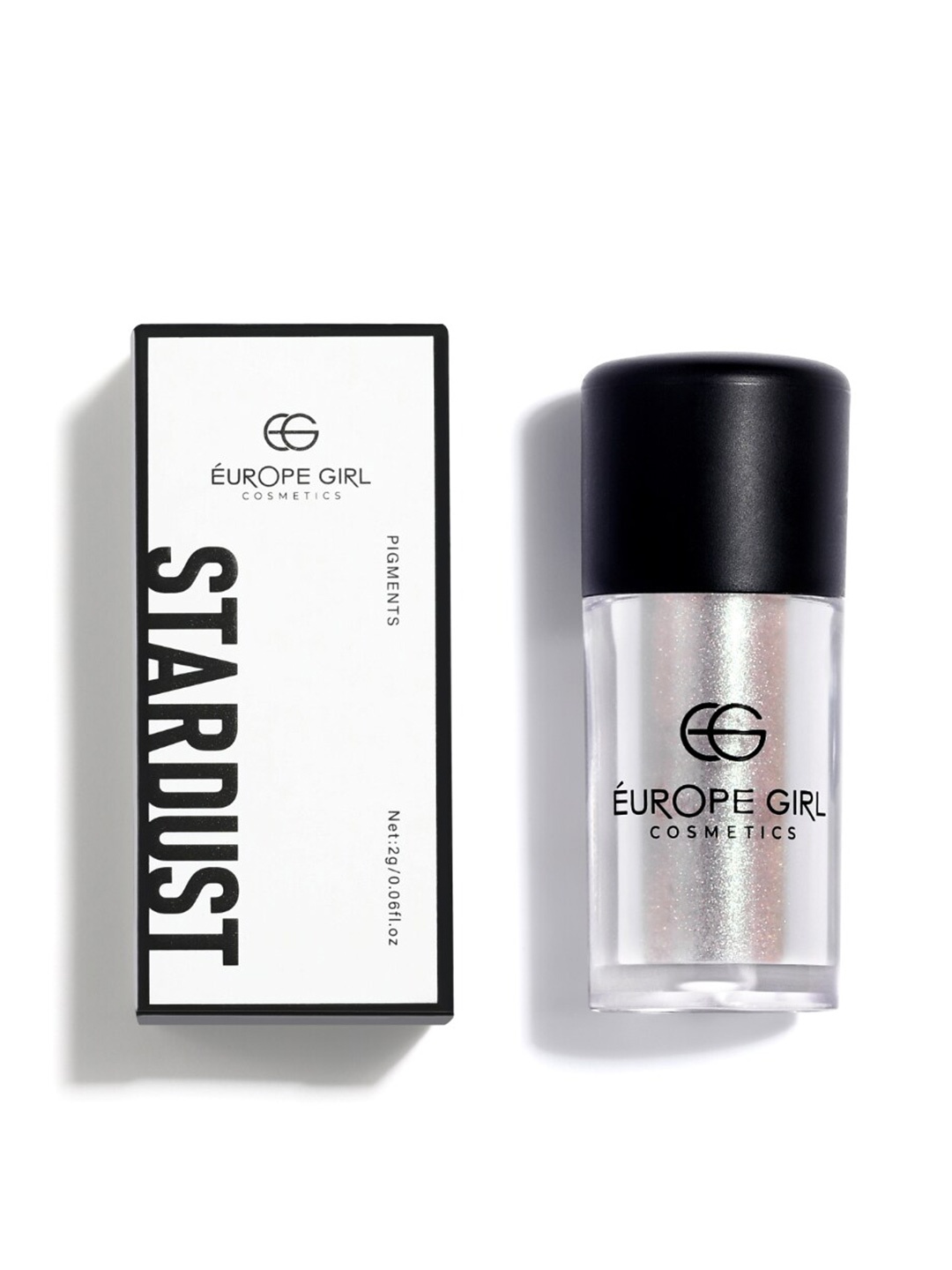 

EUROPE GIRL Stardust Single Diamond Pigment Eyeshadow 2g - Nebula S4, Silver
