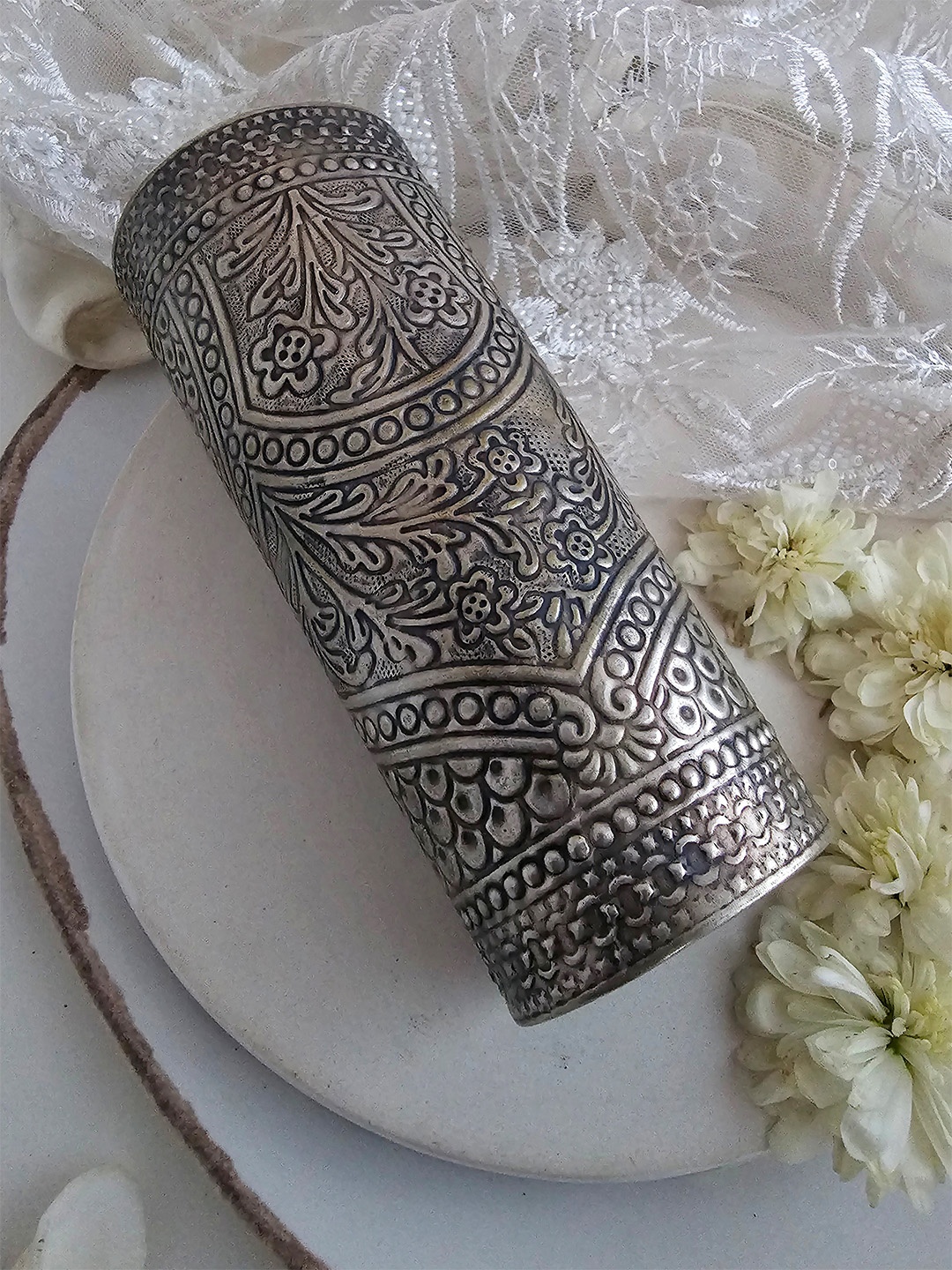 

Binnis Wardrobe Silver-Plated Rajasthani Bangle