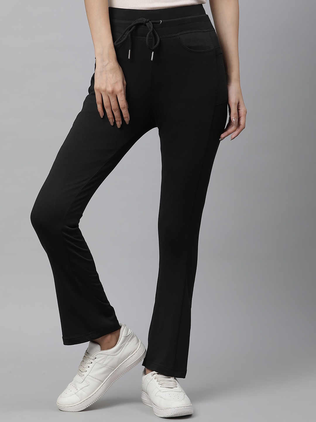 

elleven Women High-Rise Trouser, Black