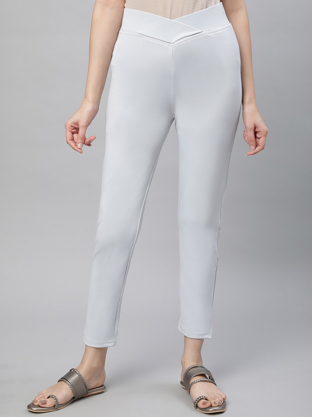 

elleven Women Ankle Length Leggings, Grey