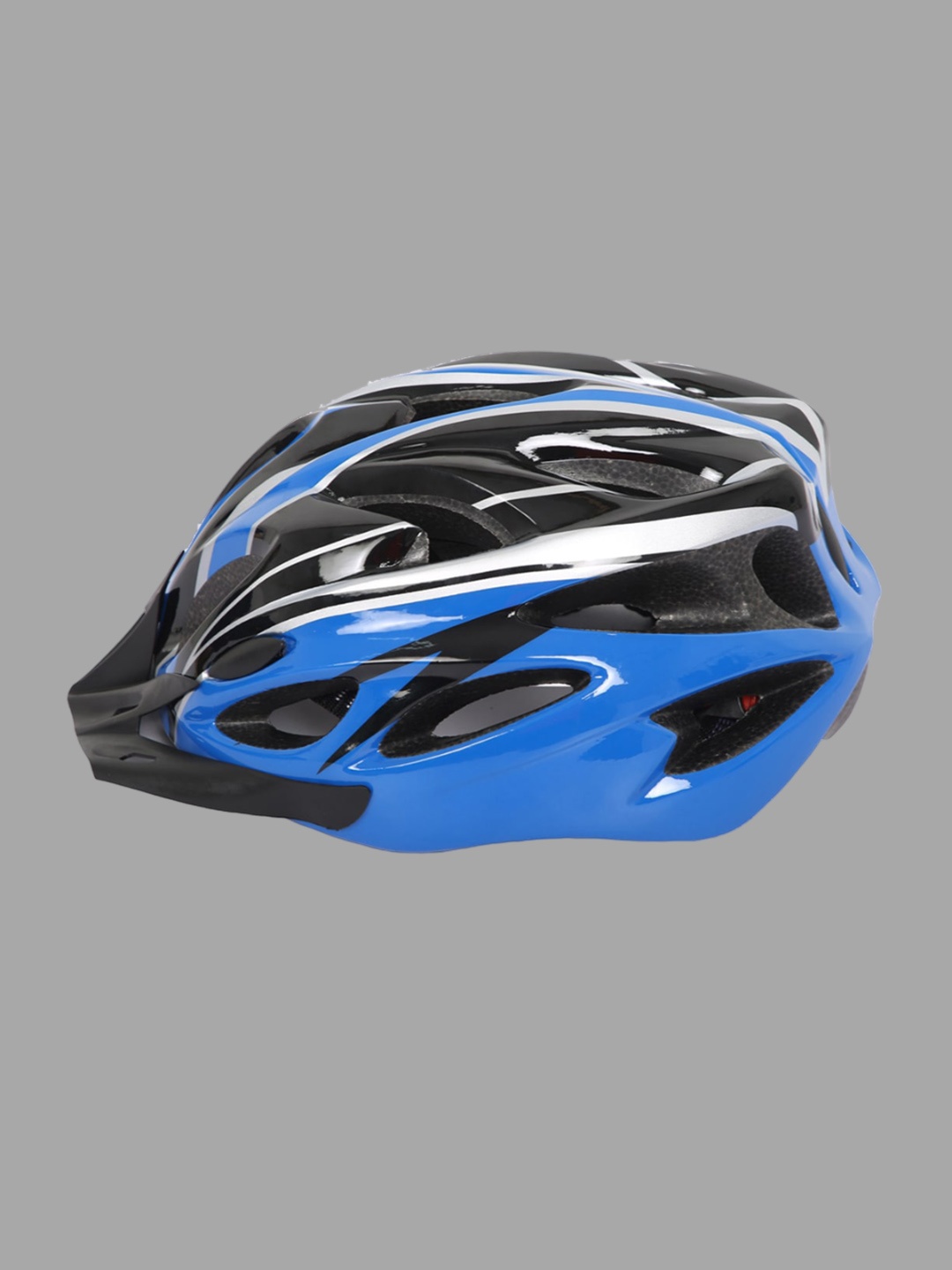 

BOLDFIT Printed Open Face Bicycle Helmet, Blue
