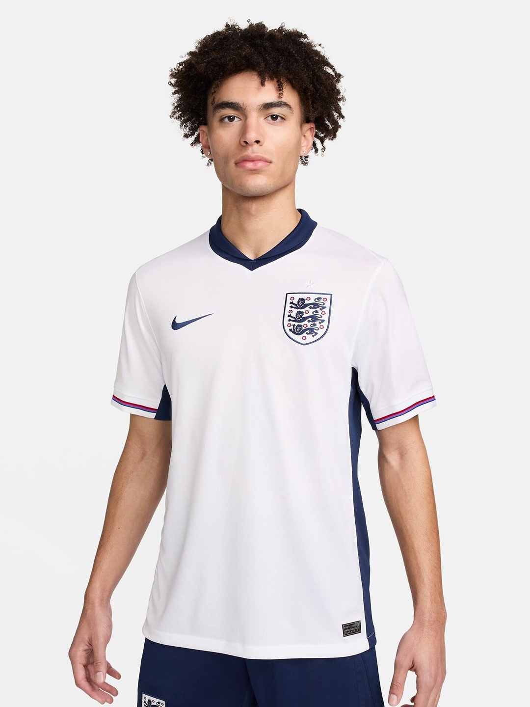 

Nike England (Men's Team) 2024/25 Stadium Home Dri-FIT Football Replica Shirt, White