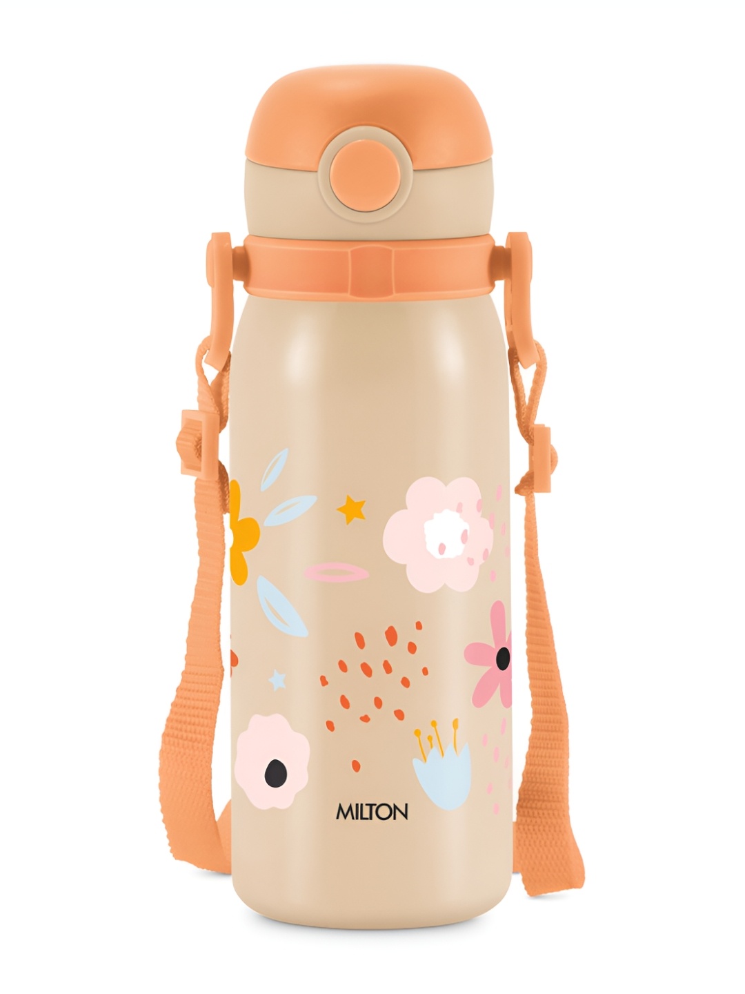 

Milton Kids Torque 650 Flowers Stainless Steel Water Bottle 630 ml, Beige