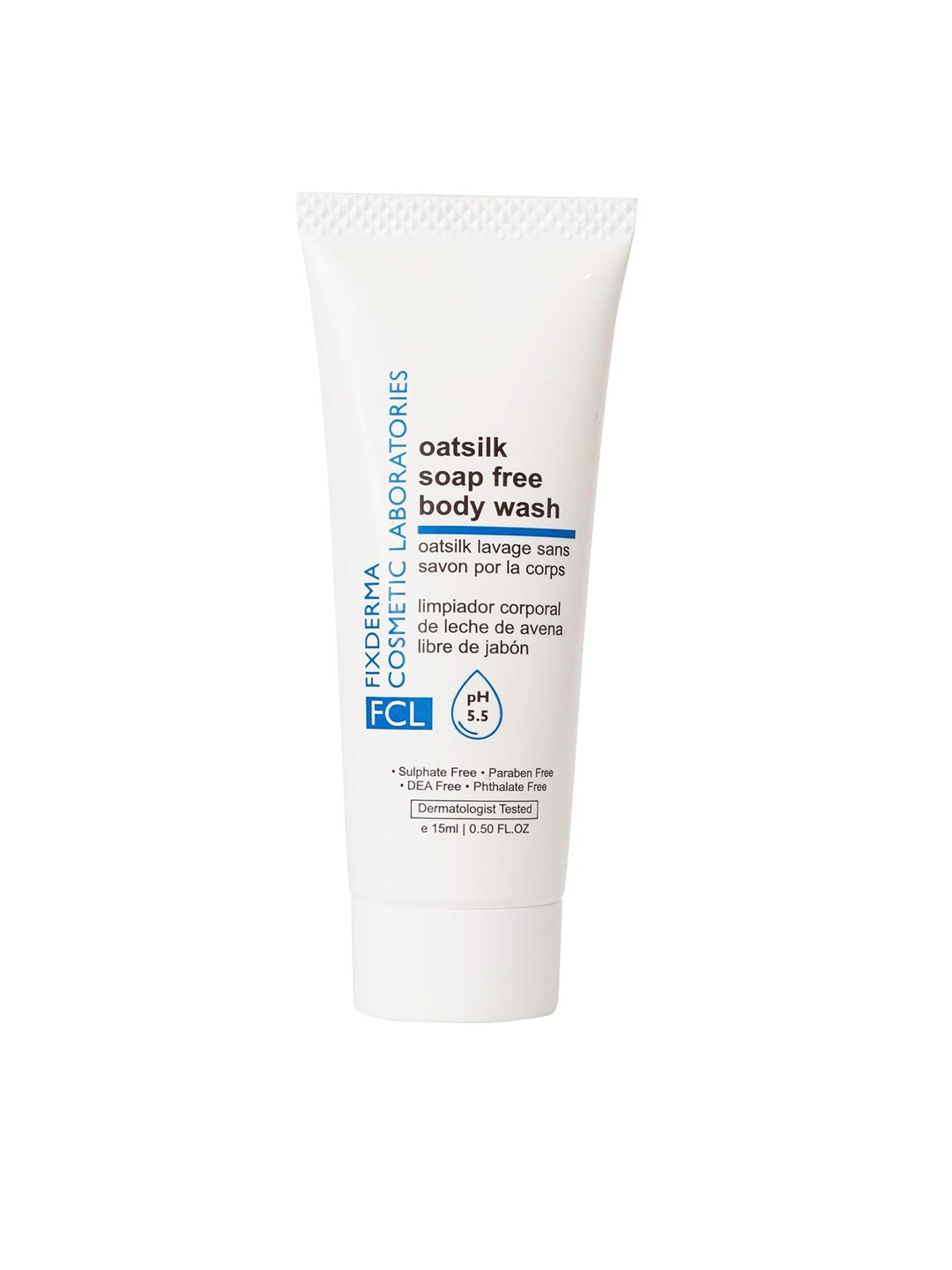 

FIXDERMA COSMETIC LABORATORIES Oatsilk Nourishing Soap Free Body Wash for Dry Skin - 15 ml, White