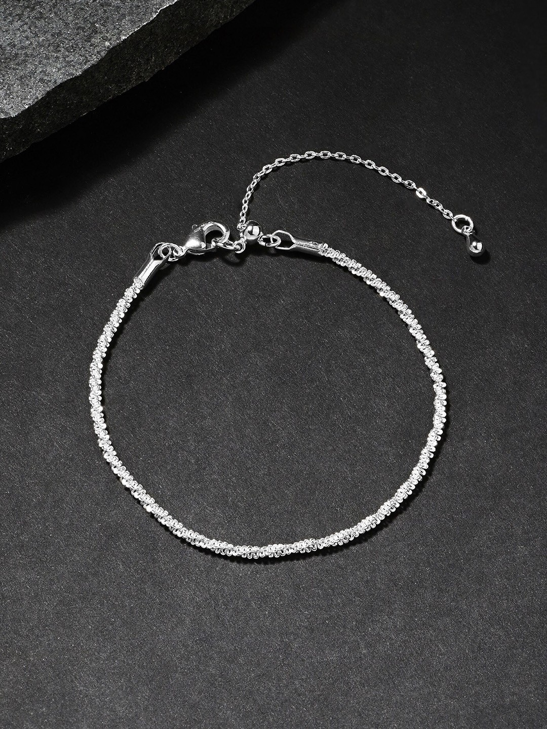 

Accessorize London Women Sterling Silver-plated Sparkle Pop Chain Bracelet