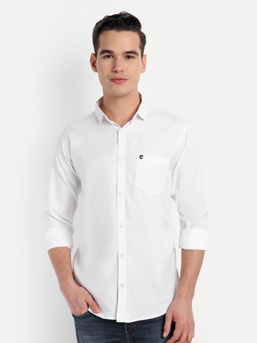 

S-LINE Classic Opaque Casual Shirt, White