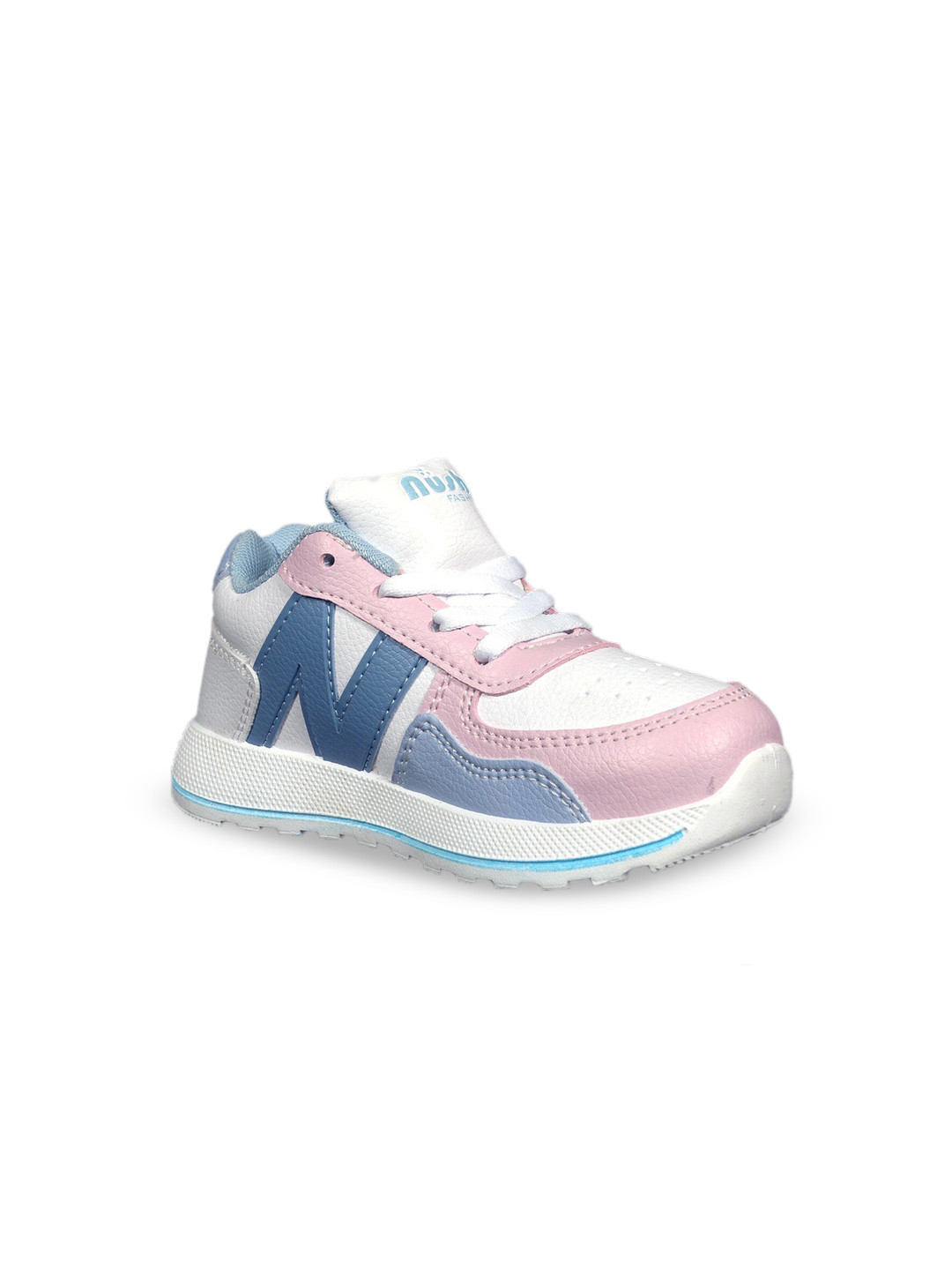

BAESD Kids Colourblocked Round Toe Sneakers, Pink