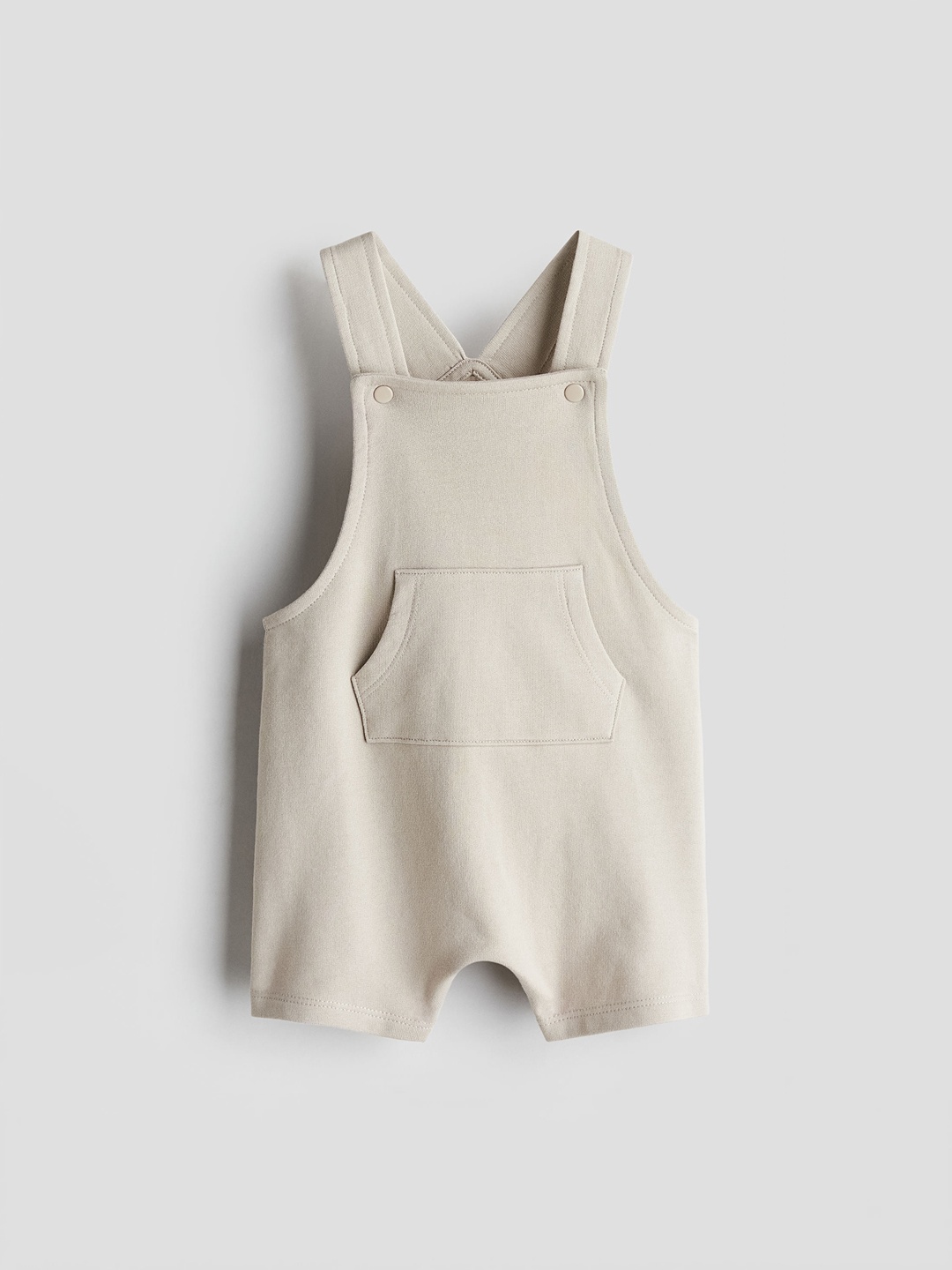 

H&M Boys Sweatshirt Dungaree Shorts, Beige