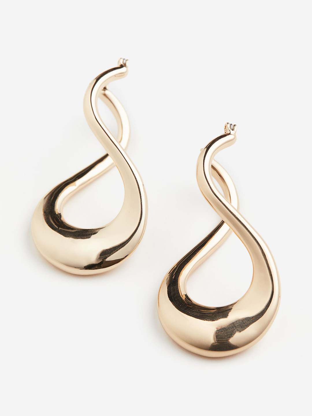 

H&M Twisted Earrings, Gold