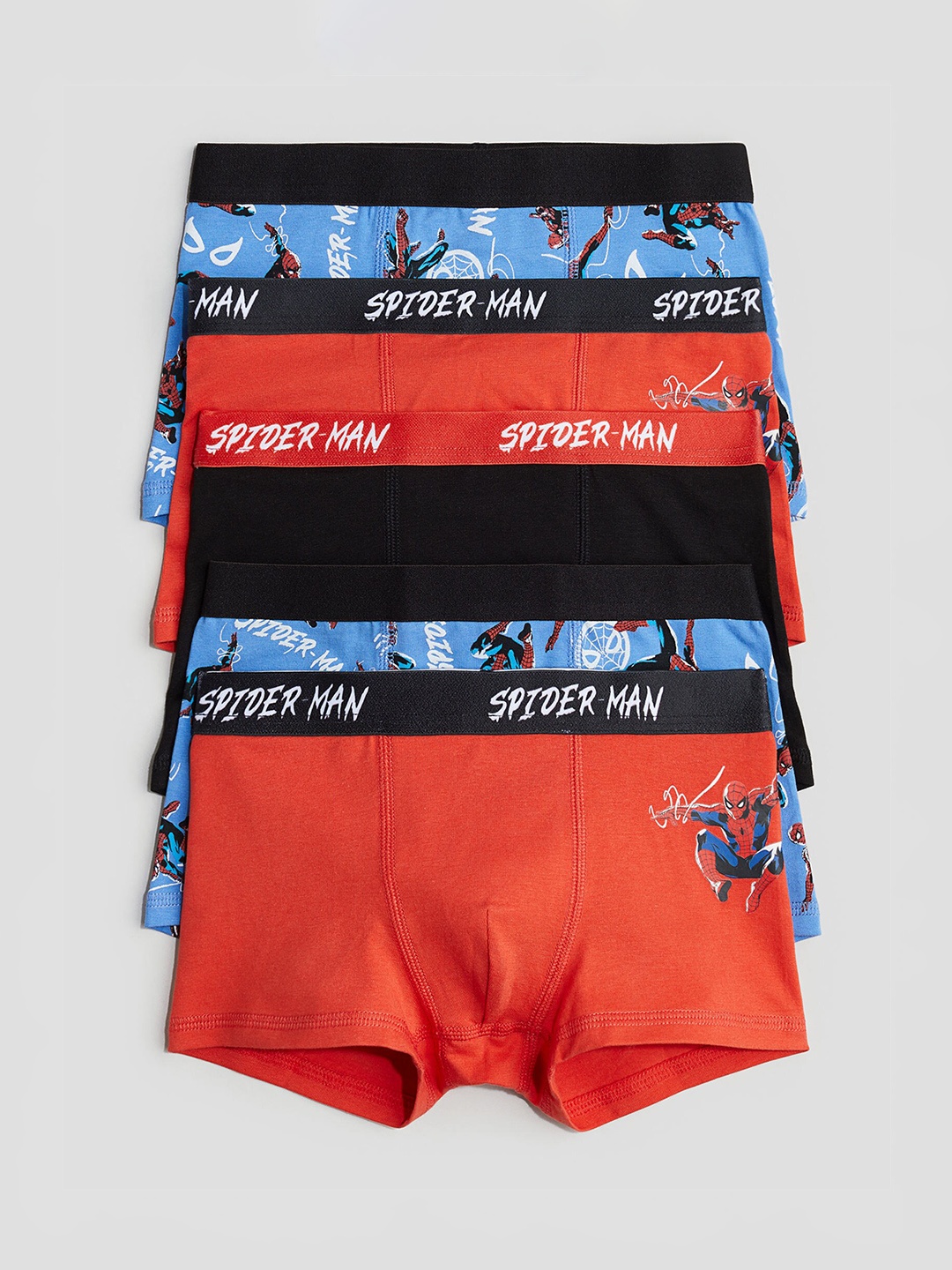 

H&M Boys 5-Pack Boxer Shorts, Red