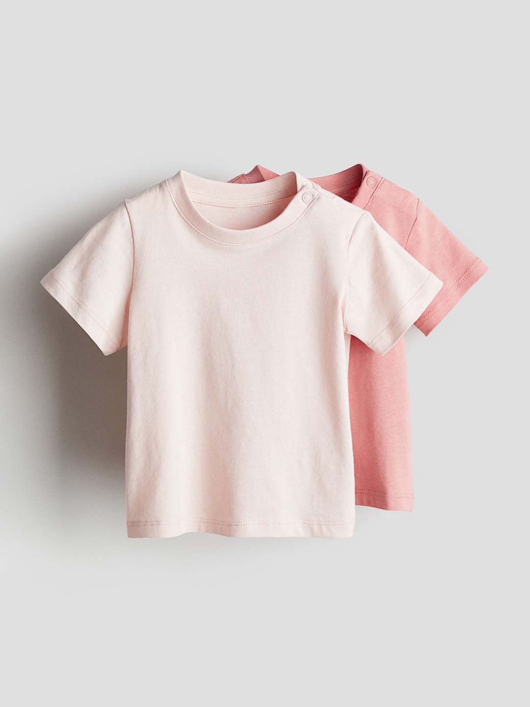 

H&M Infant Boys 2-Pack Cotton T-shirts, Pink