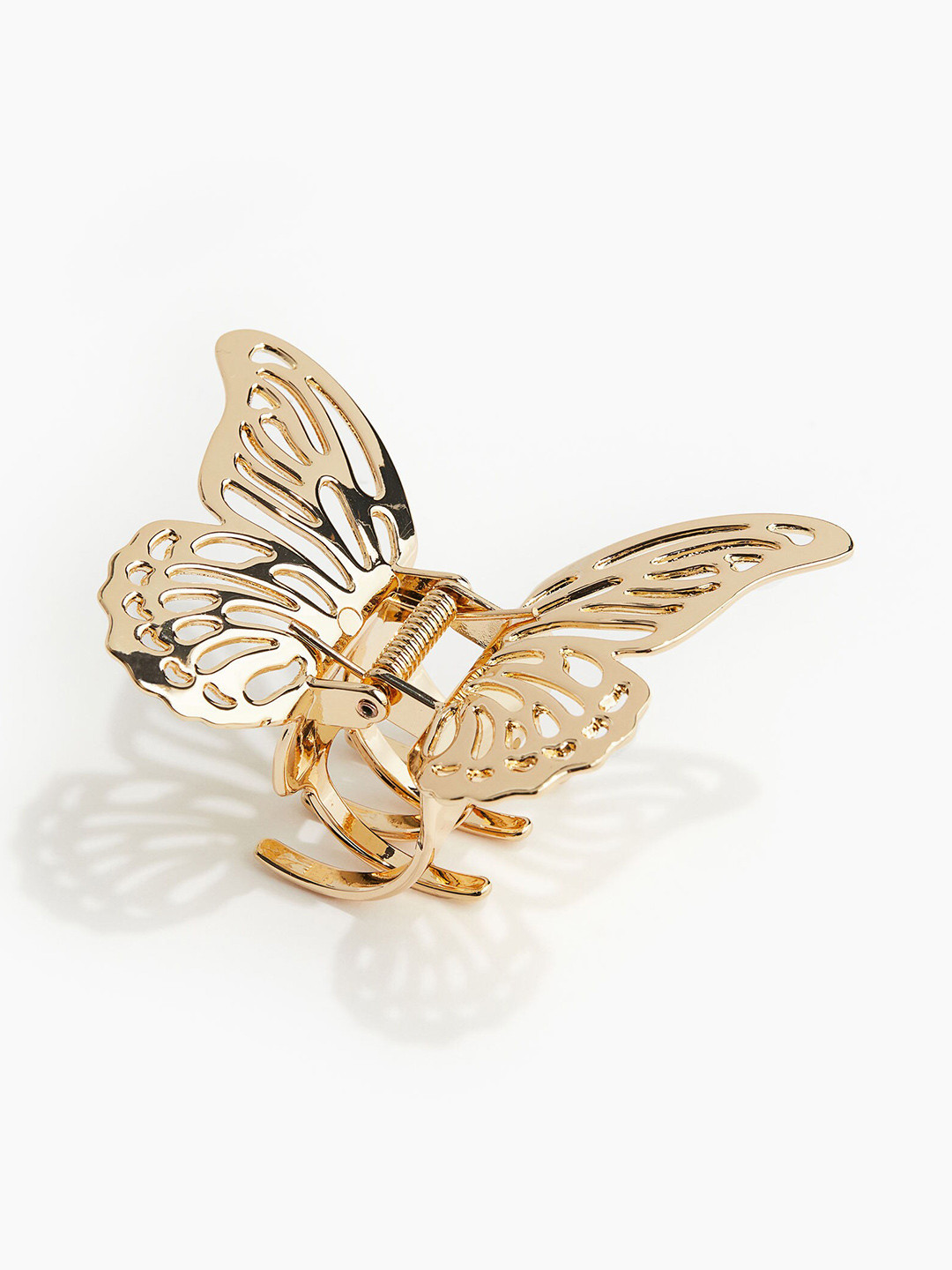 

H&M Butterfly-Decorated Hair Claw, Gold