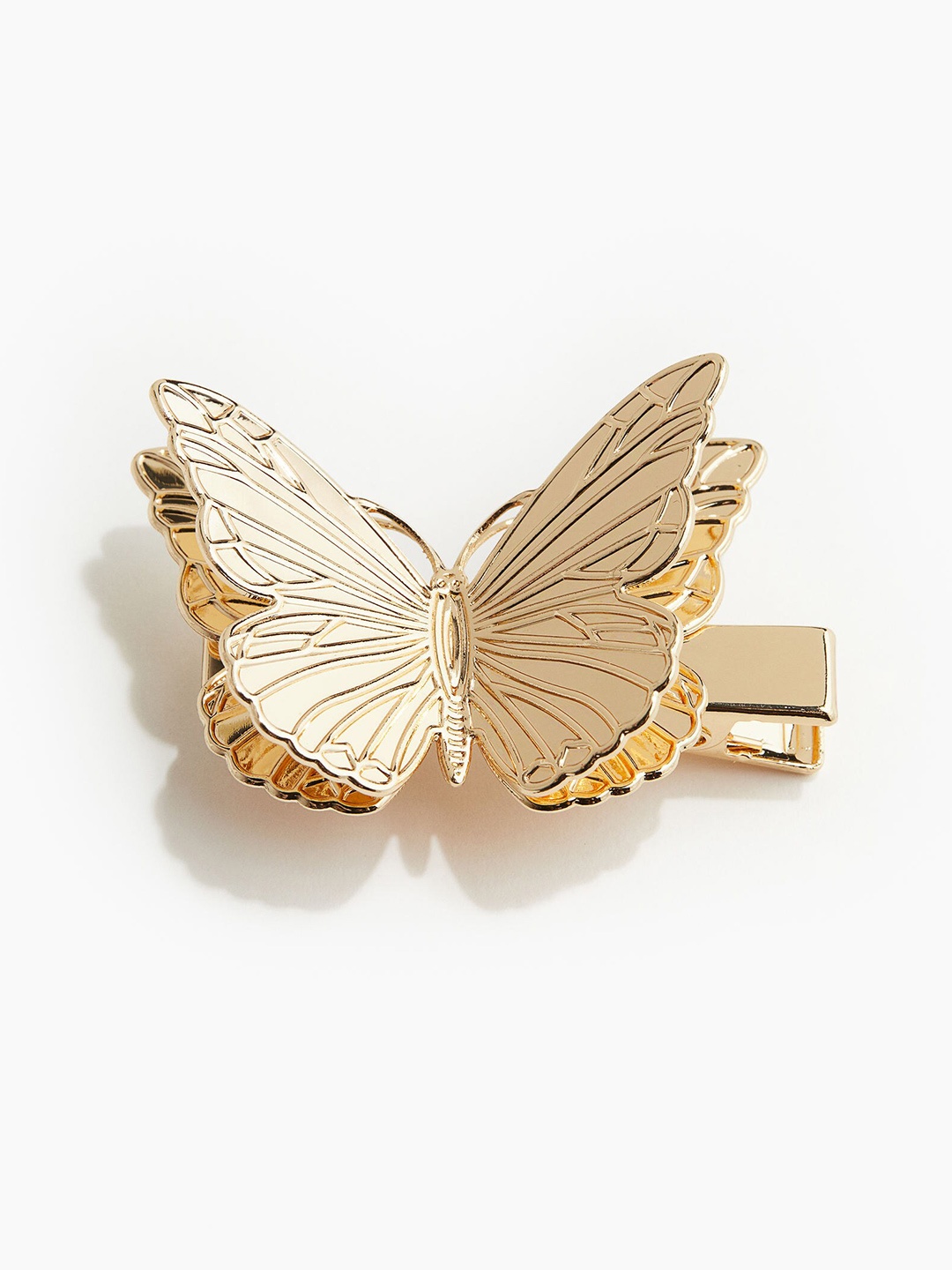 

H&M Butterfly-Decorated Hair Clip, Gold