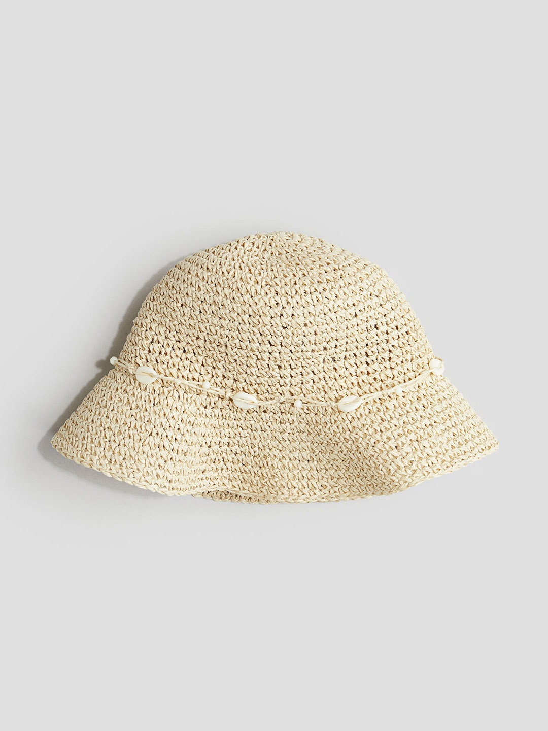 

H&M Girls Straw Hat, Beige