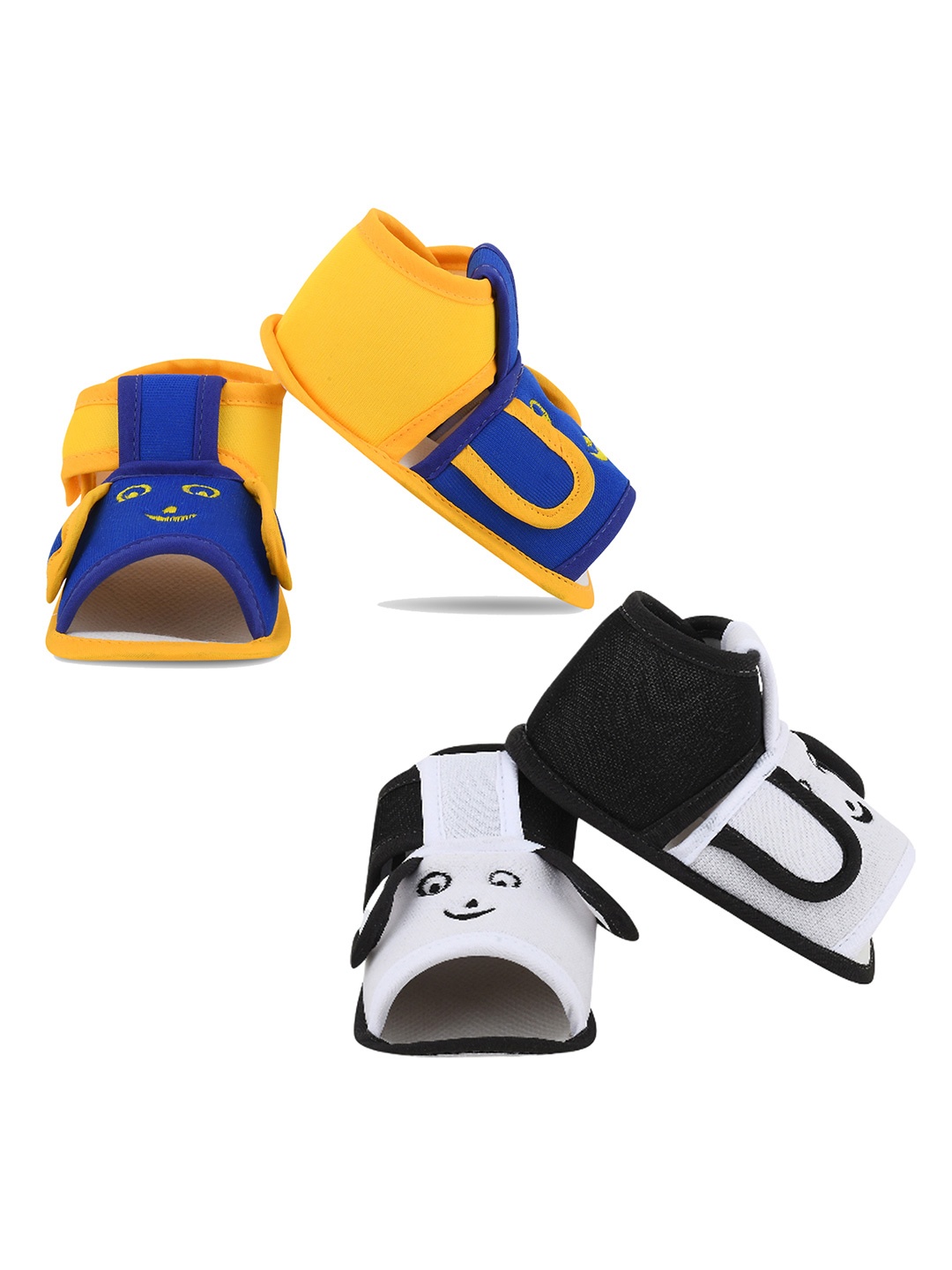 

Smartots Infant Kids Pack Of 2 Booties, Blue