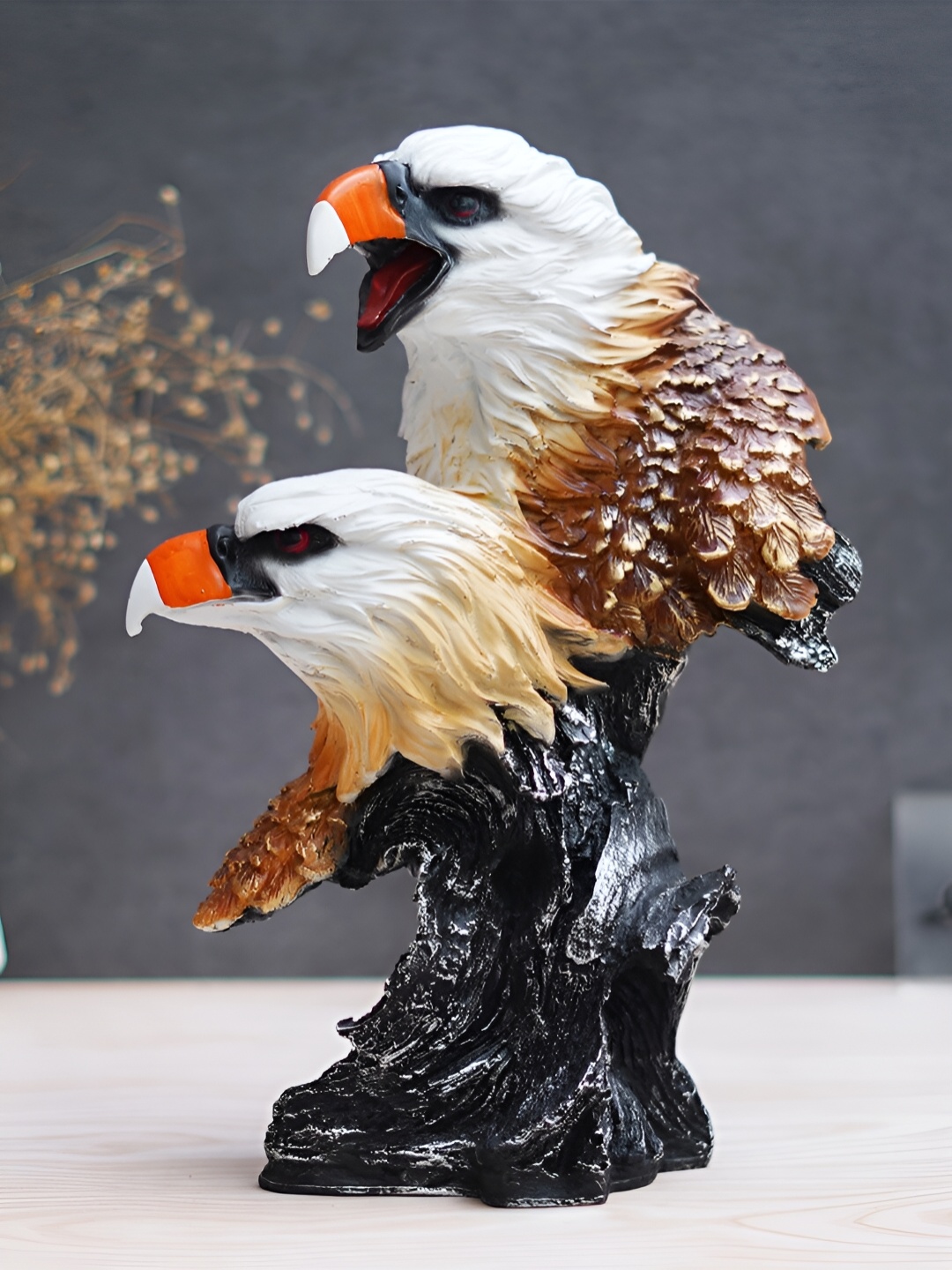 

eCraftIndia Black & White Figurine Showpiece