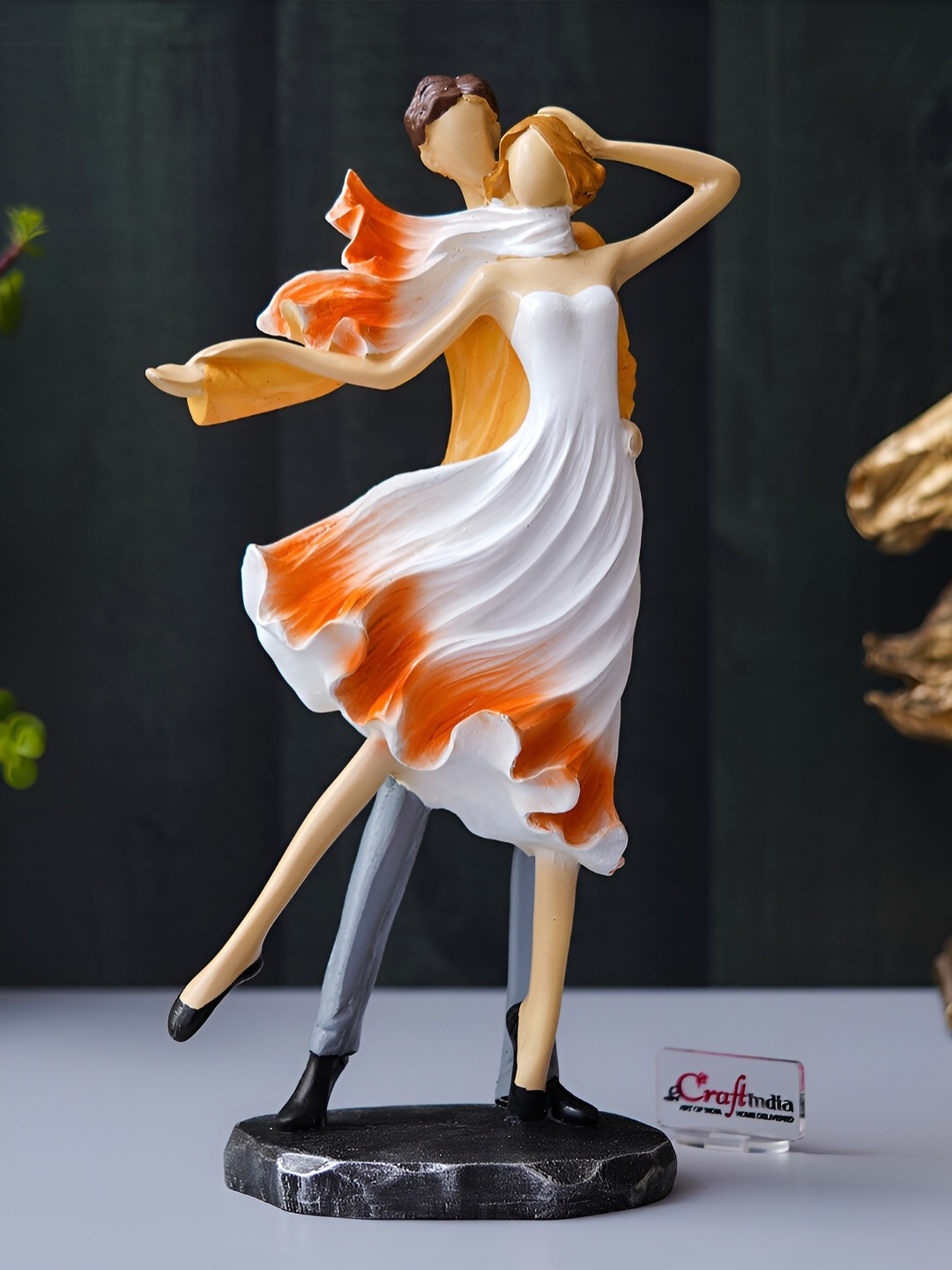 

eCraftIndia White Medium Figurine Showpiece