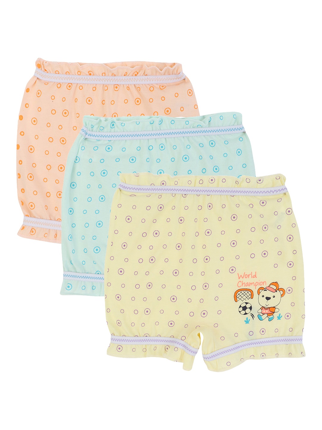 

DYCA Kids Pack Of 3 Assorted Printed Basic Briefs DIA702-PK001