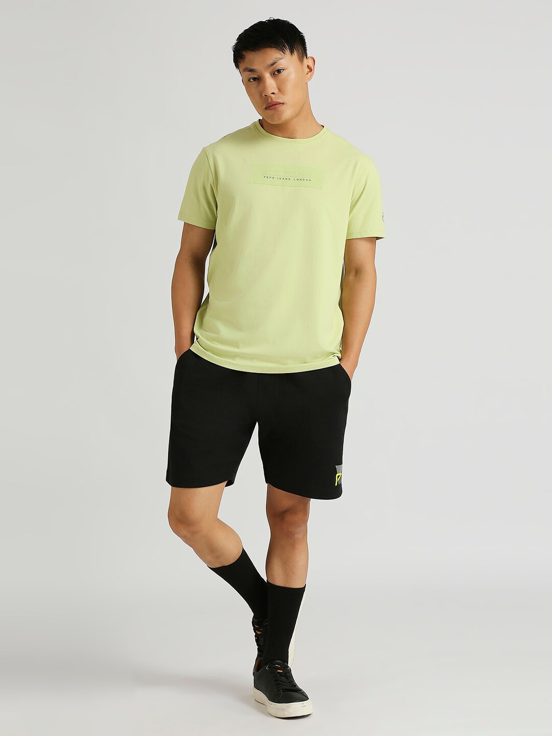 Pepe Jeans Slim Fit Round Neck T-shirt, Green