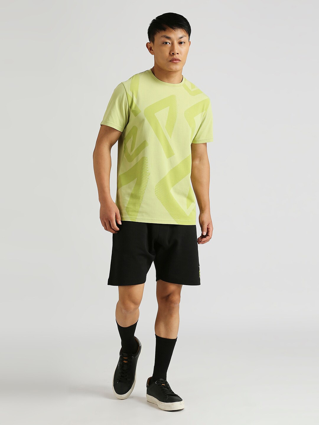 

Pepe Jeans Abstract Printed Cotton Slim Fit T-shirt, Green
