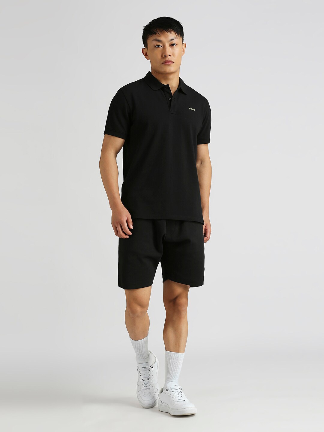

Pepe Jeans Polo Collar Cotton T-shirt, Black