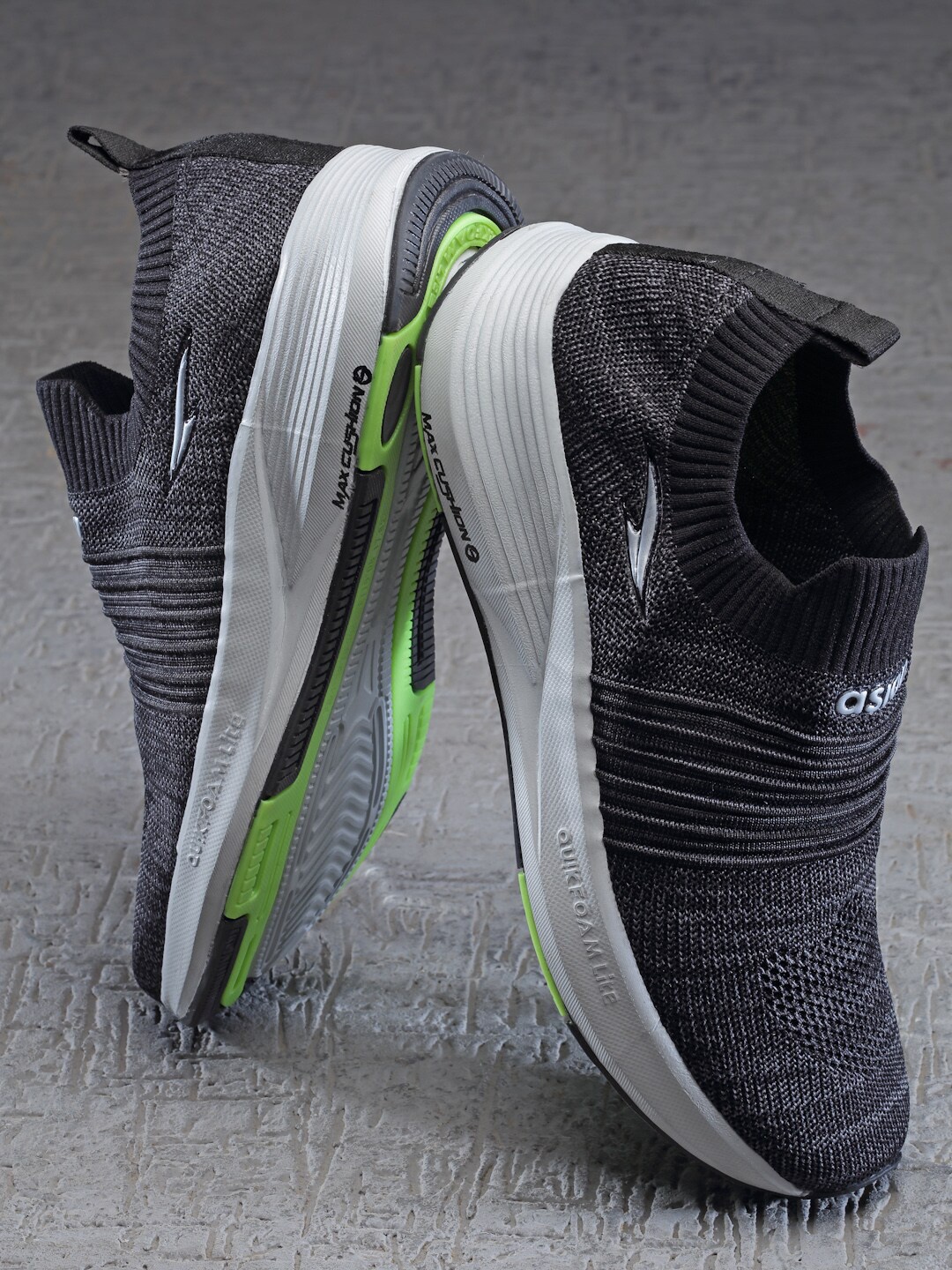 

ASIAN WIND-PRO-02 Men Mesh Running Shoes, Grey