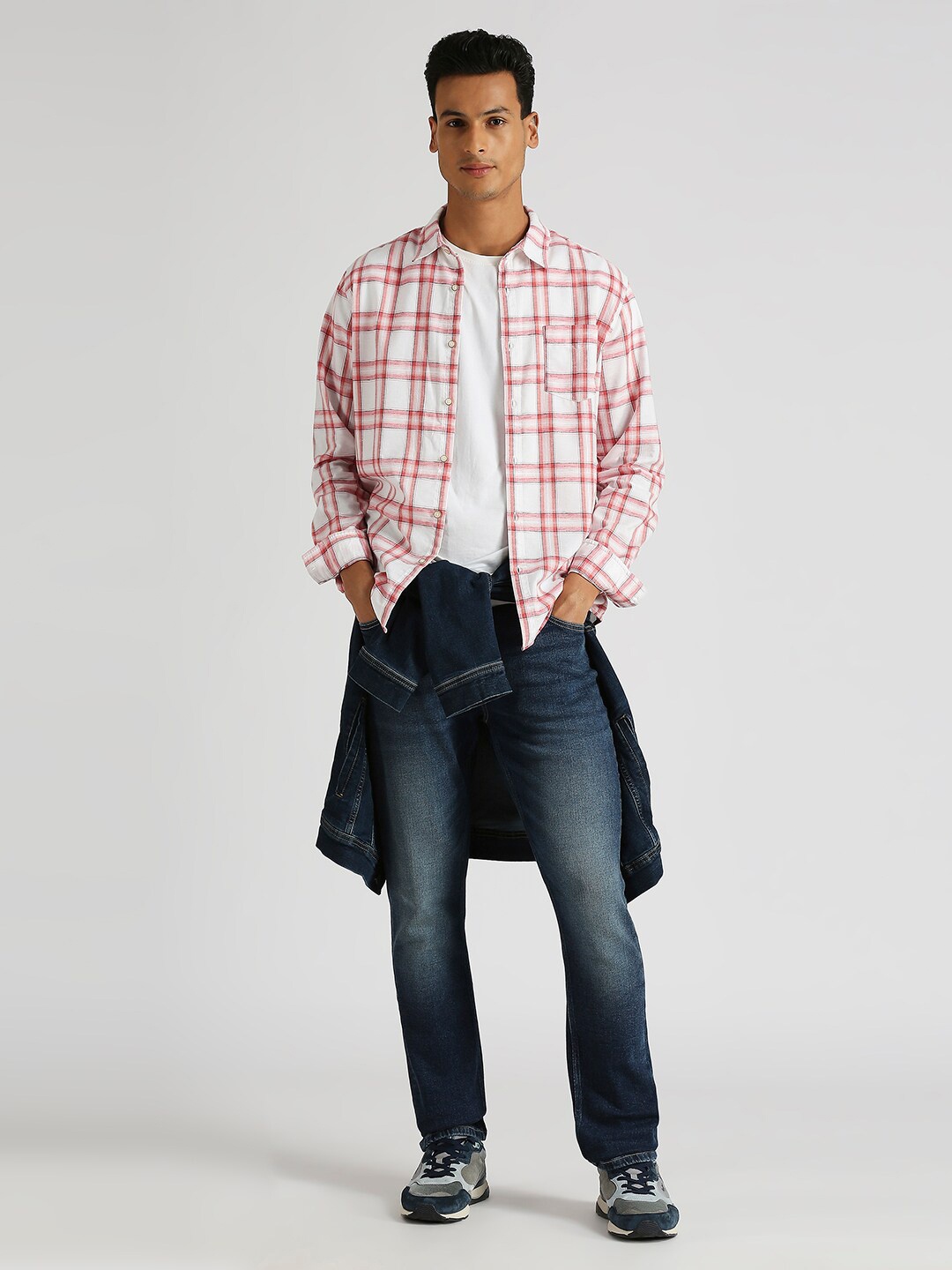 

Pepe Jeans Tartan Checked Casual Shirt, Orange