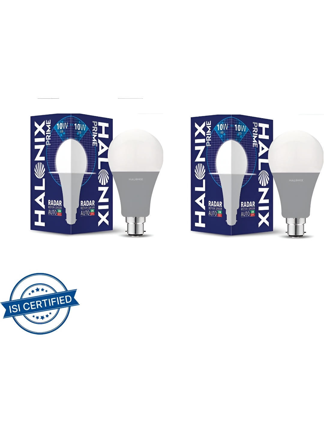 

Halonix Prime 2 Pieces White & Blue Ceiling Bulbs