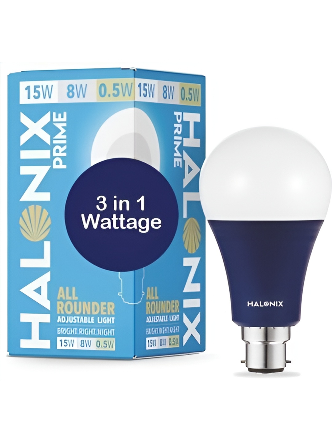 

Halonix Prime White & Blue Ceiling Bulb