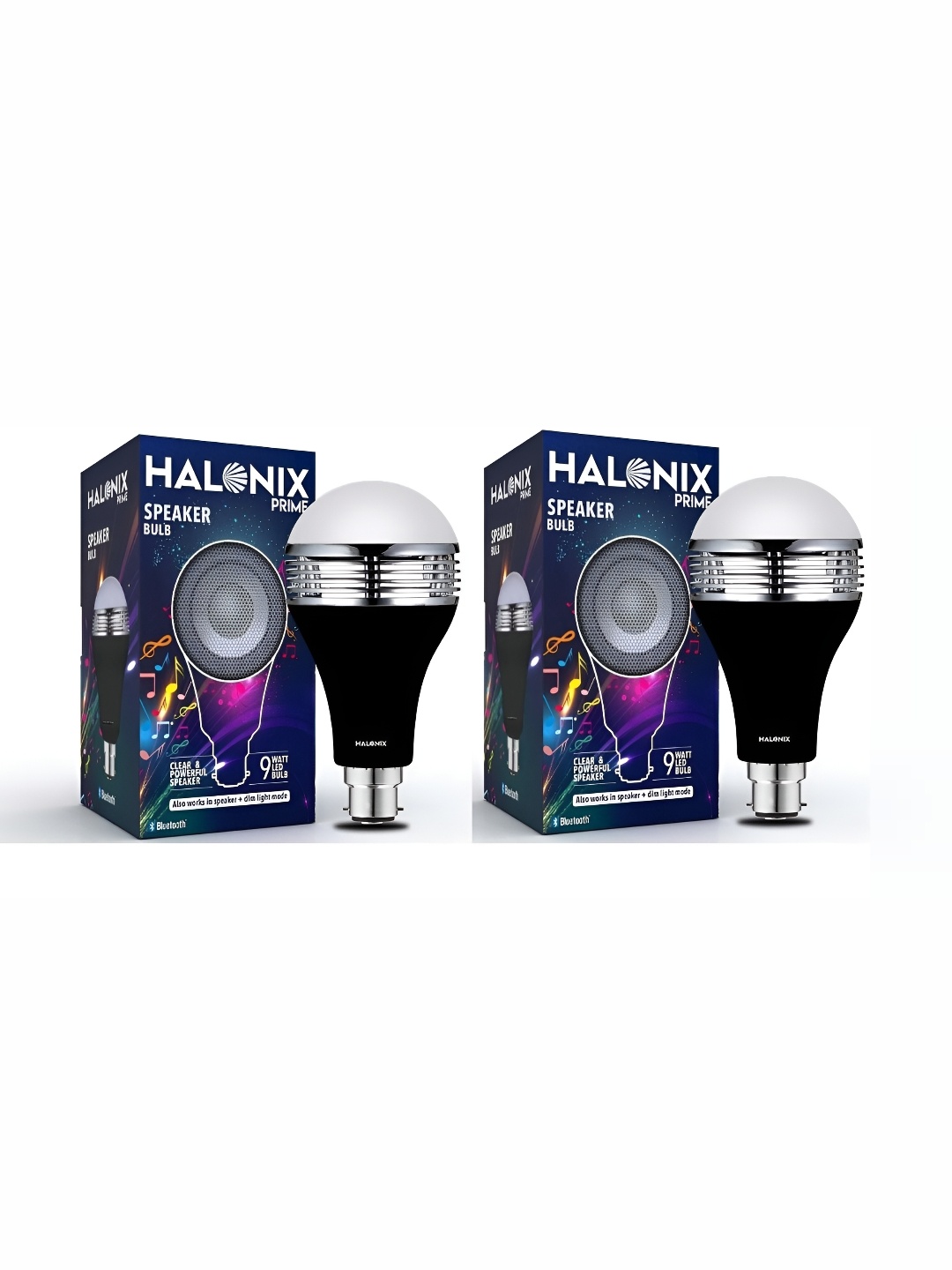 

Halonix White & Black 2 Pieces Metal Quirky Ceiling Lamps