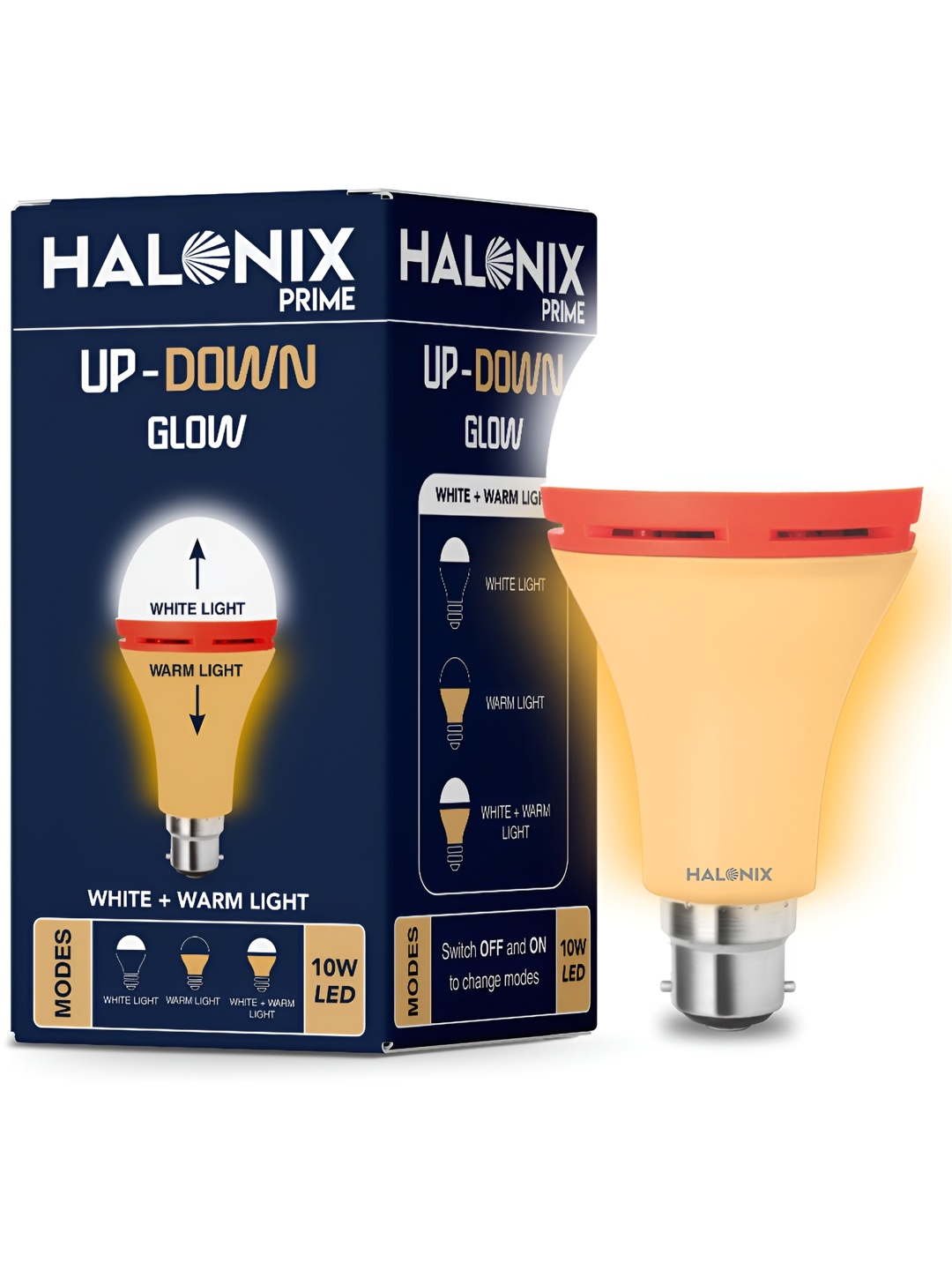 

Halonix White Contemporary Bell Shaped Wall Lamp