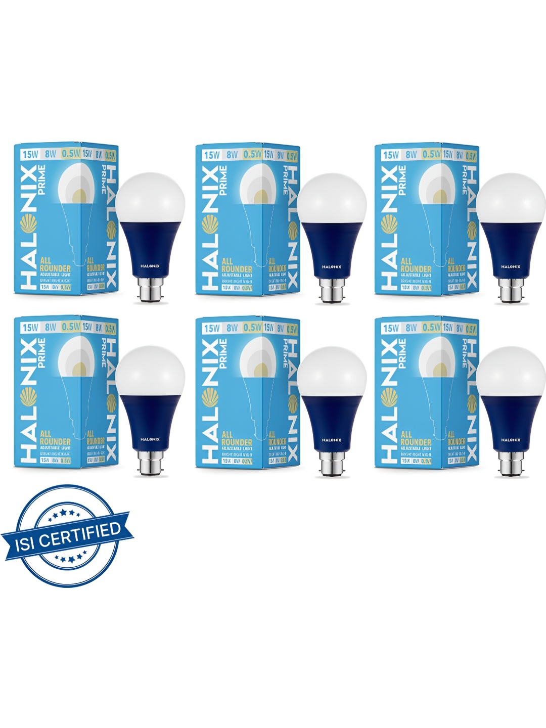 

Halonix White & Blue 6 Pieces Metal Contemporary Ceiling Lamps