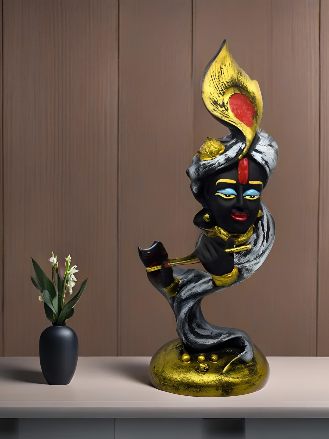 

VIVARS CRAFT Black Religious Figurine Showpiece