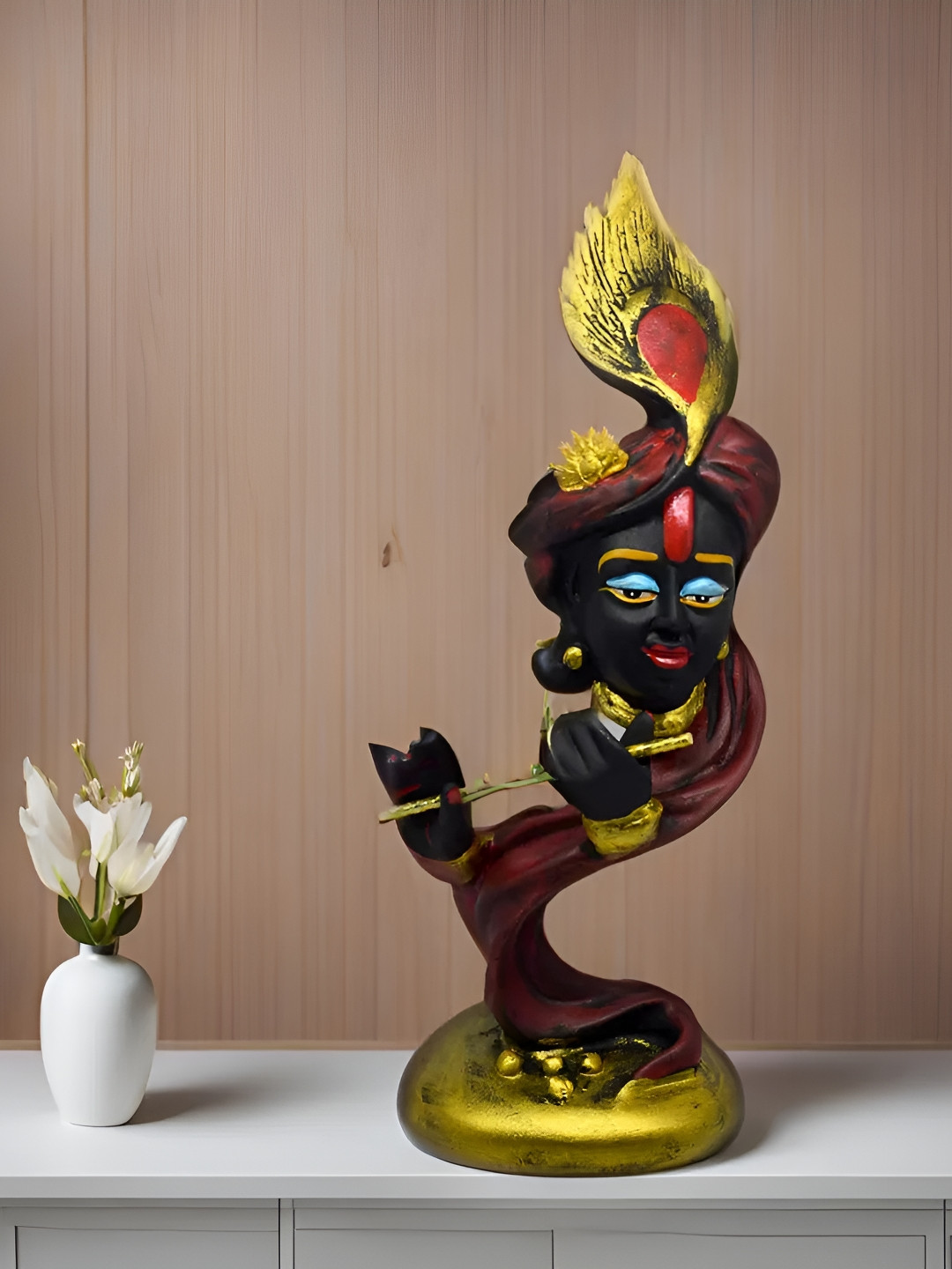 

VIVARS CRAFT Black Religious Figurine Showpiece