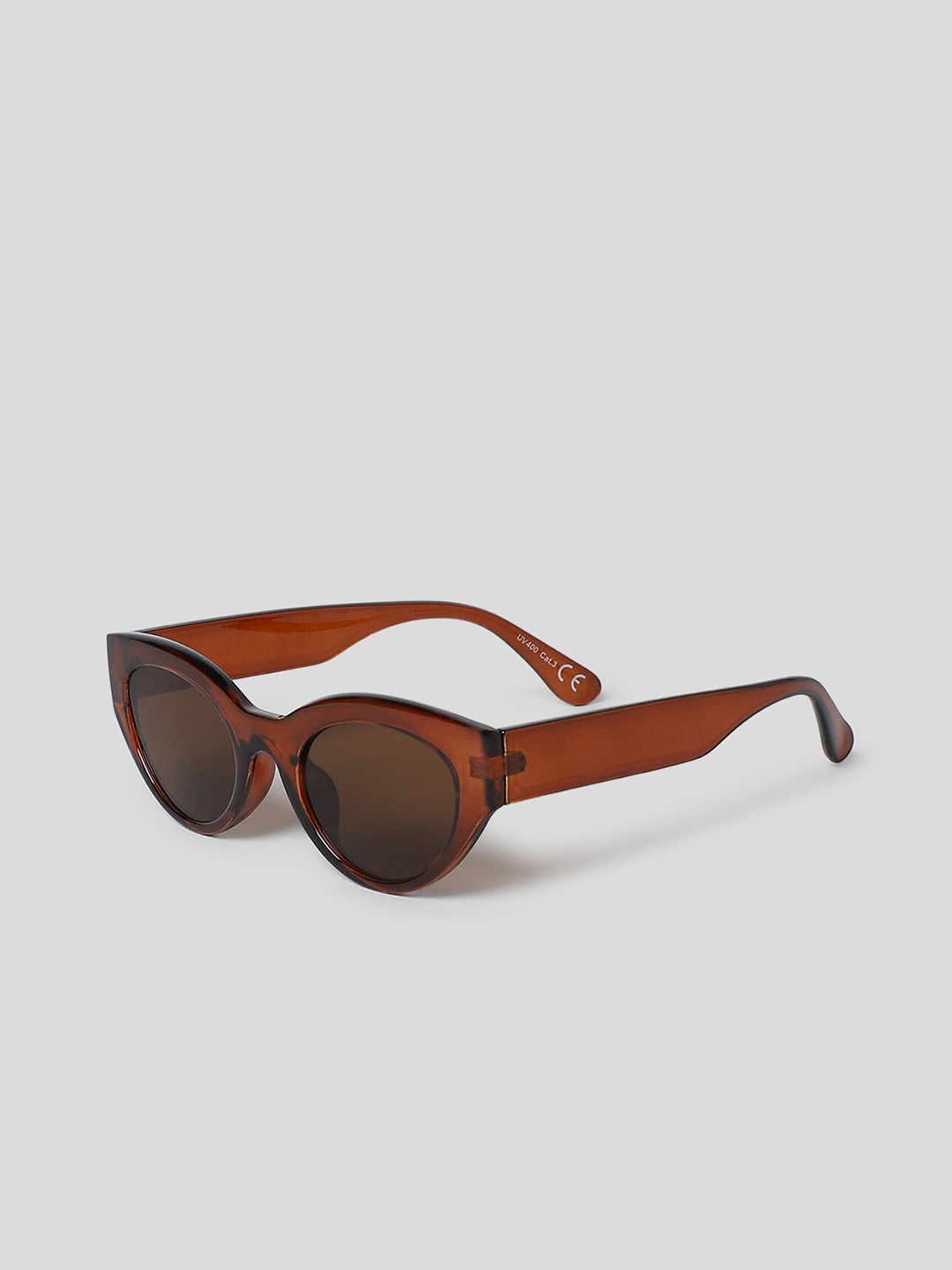 

ONLY Women ONLKATHY Cateye Sunglasses with UV Protected Lens 1902220001, Brown