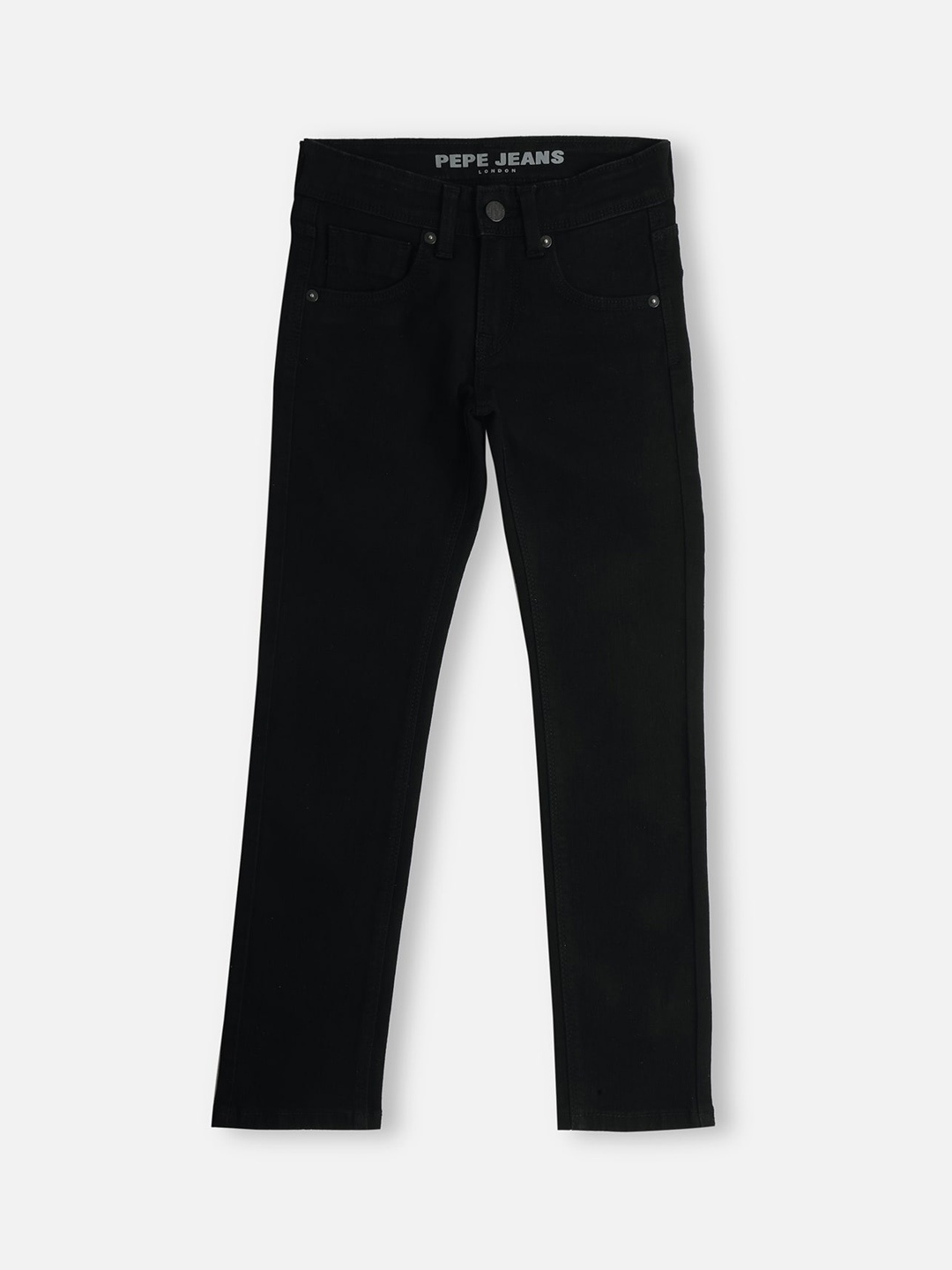 

Pepe Jeans Boys Slim Fit Mid-Rise Stretchable Jeans, Black