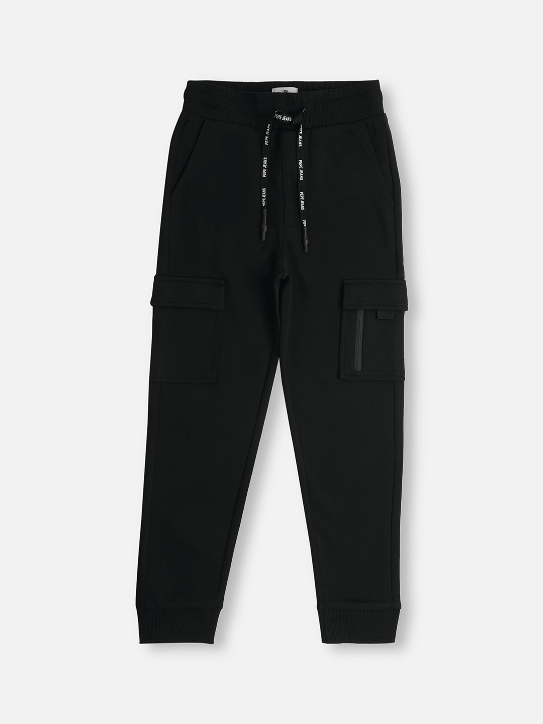 

Pepe Jeans Boys Mid-Rise Joggers, Black
