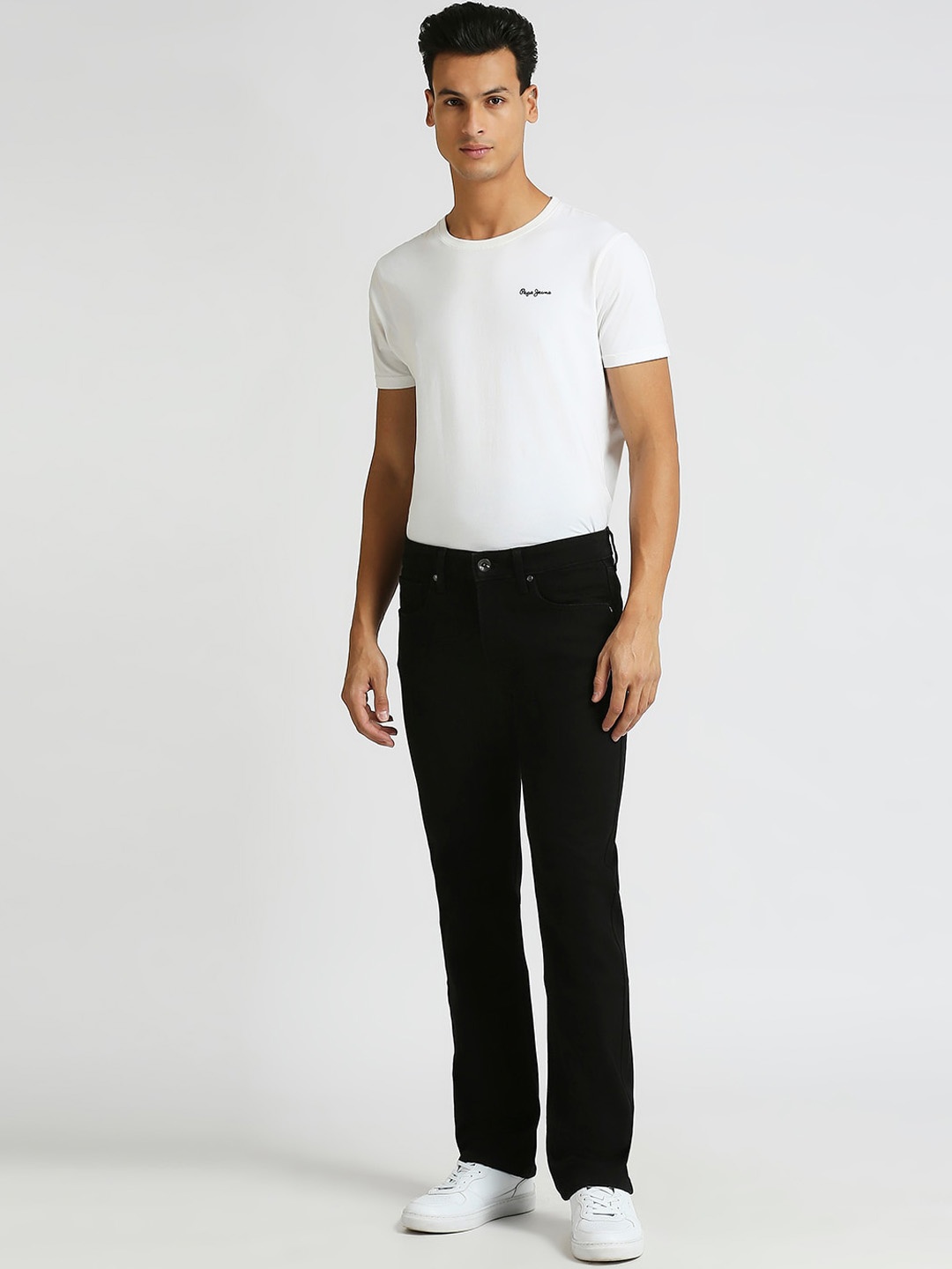 

Pepe Jeans Men Holborne Clean Look Stretchable Jeans, Black