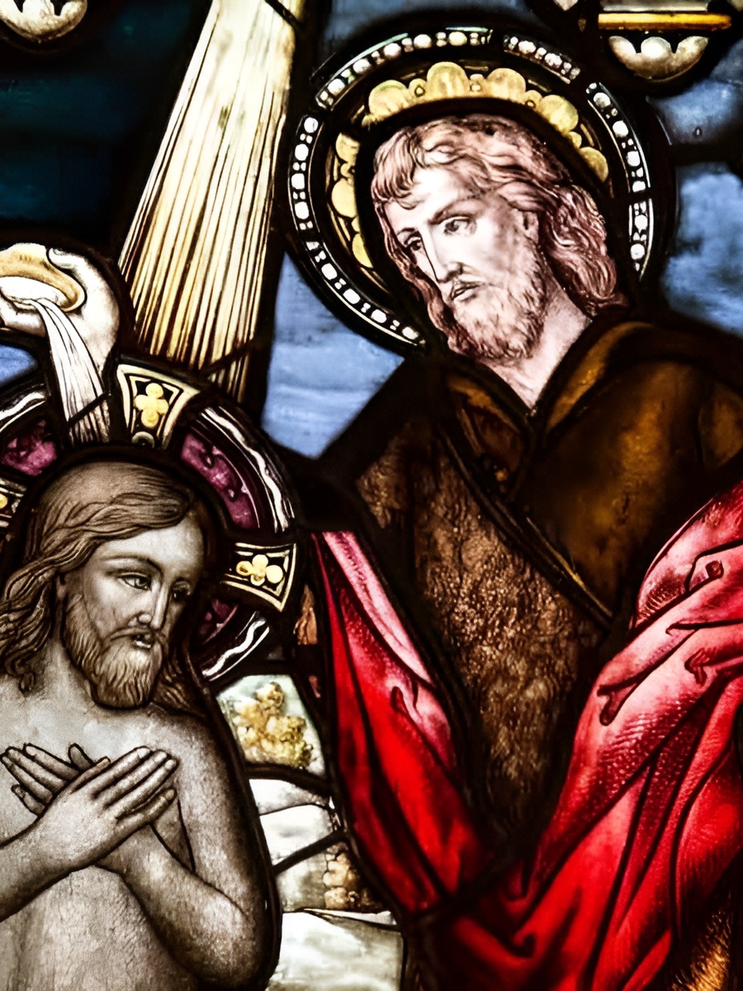 

Wallpics Beige & Black Religious Wall Poster