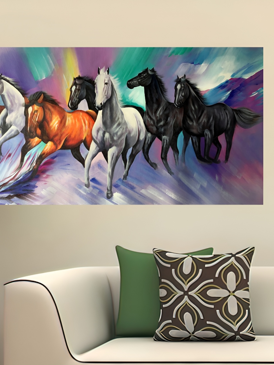 

Wallpics Black & Grey Printed High Quality Fully Waterproof Wall Sticker