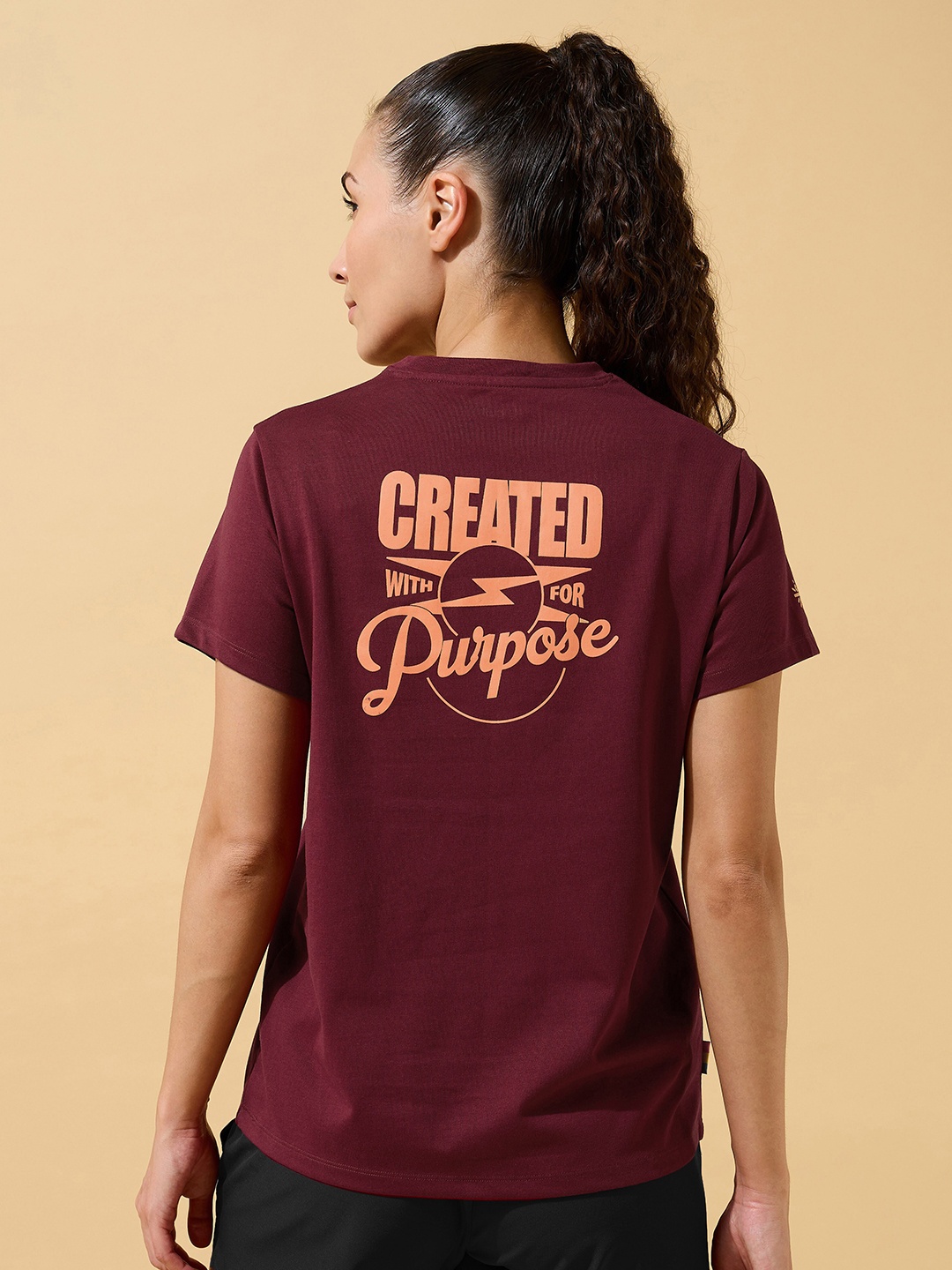 

CULT Purpose Print T-shirt, Maroon