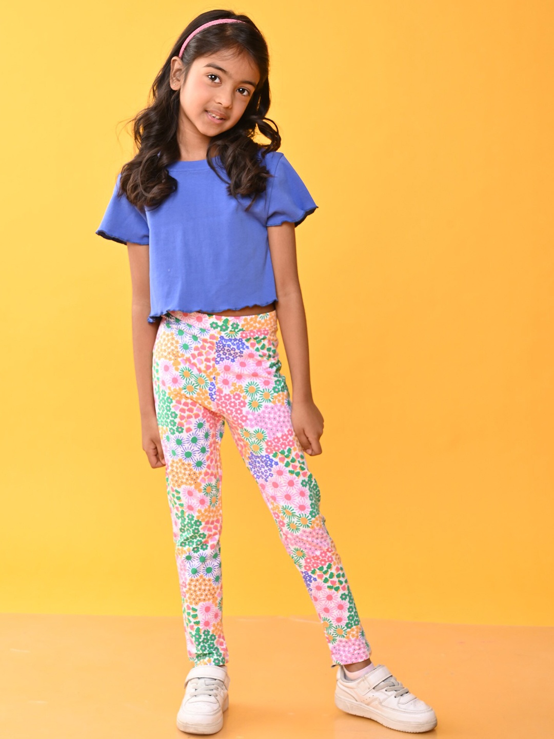 

Anthrilo Girls T-shirt with Leggings, Blue