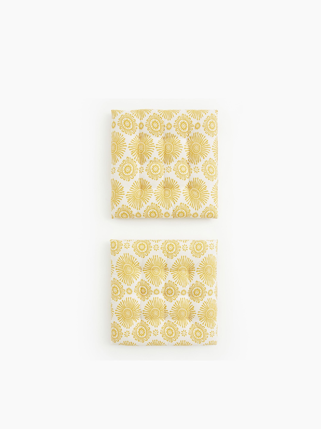 

H&M Yellow 2-Pack Cotton Seat Cushions